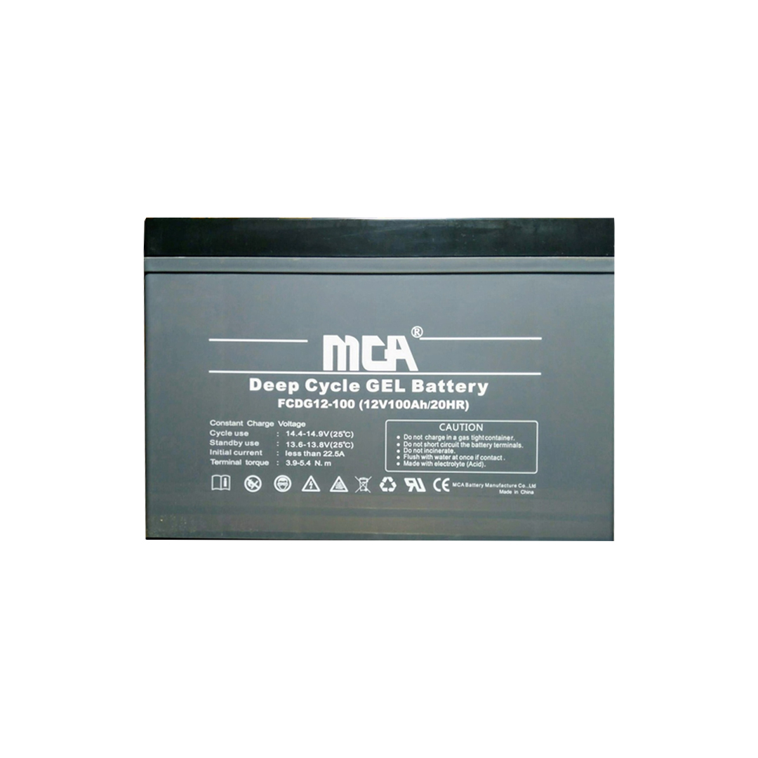 (448) Bateria gel ah-100 ah marca mca