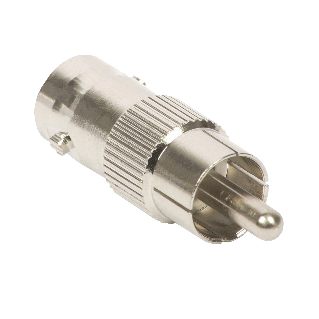 (178) Conector bnc hembra a rca macho convertidor bnc a rca cctv