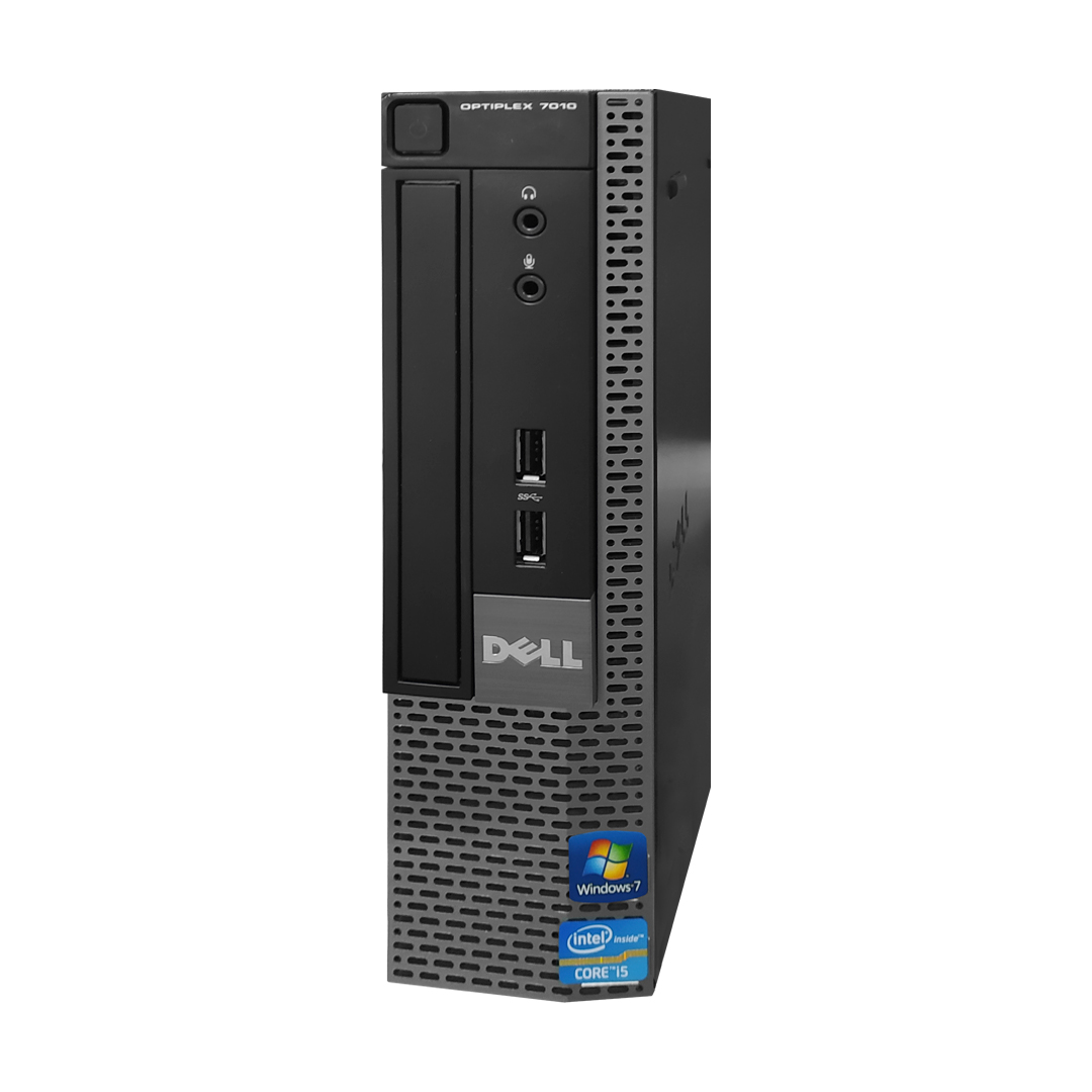 (1141) CPU Dell OptiPlex 7010 USFF, procesador Intel i5-3475S 2.9GHZ, Memoria Ram 4 GB DDR3, Disco duro 120 GB ssd