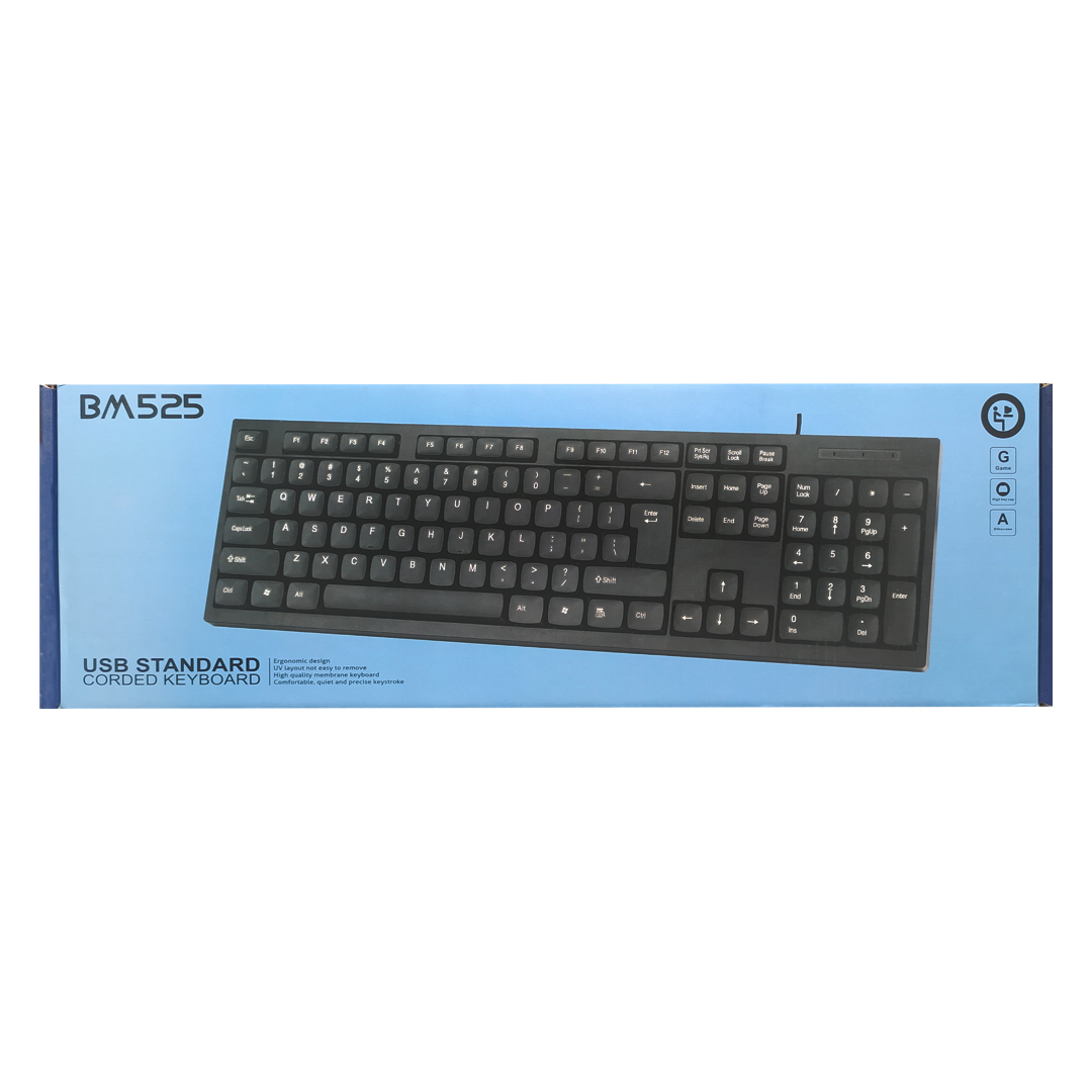 (1124) Teclado usb para PC BM525