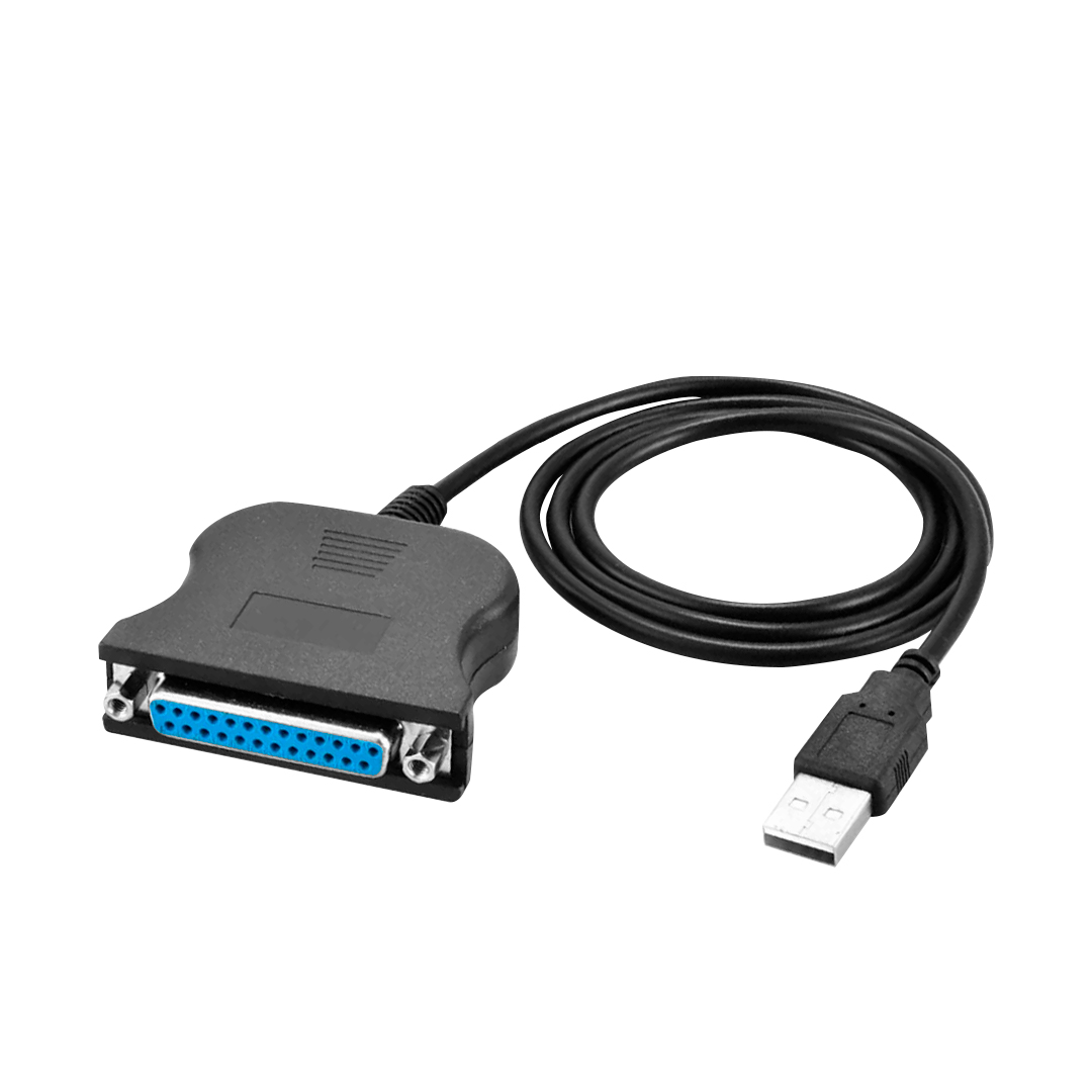 (1253) Cable adaptador puerto paralelo hembra a Usb DB25