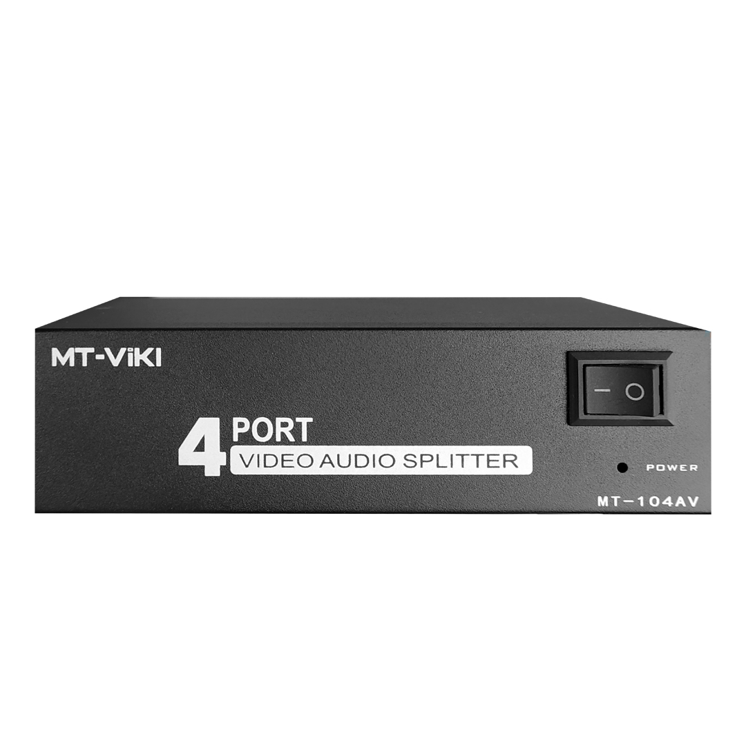 (1268) Splitter RCA 4 puertos audio y video