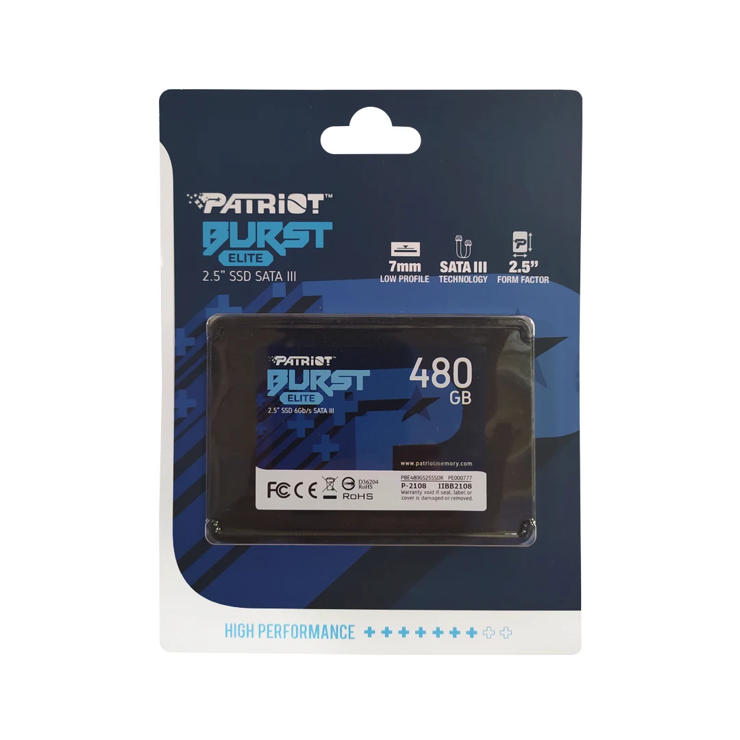 (732) Disco duro solido ssd 480gb patriot burst 2.5