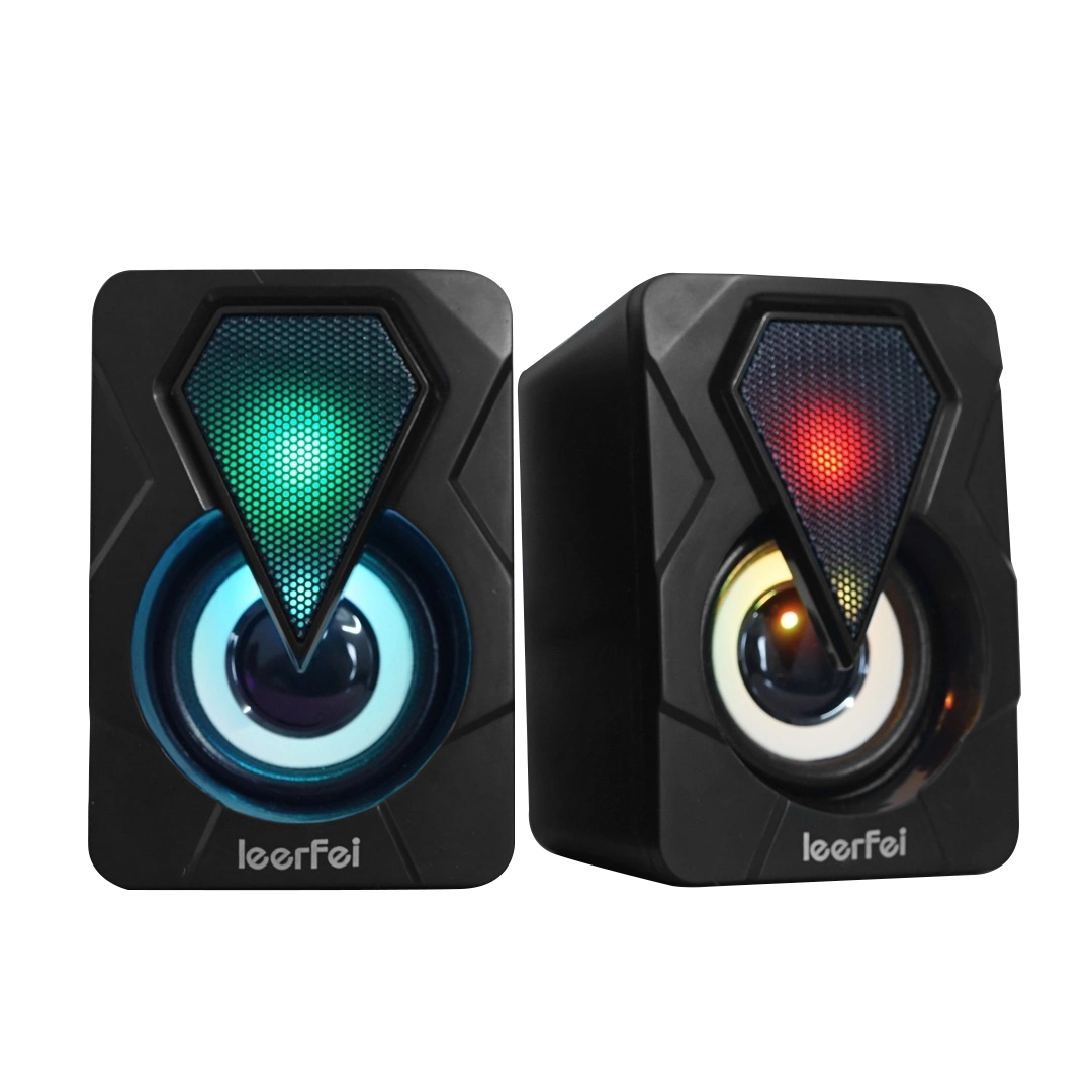 (1518) Corneta 2.0 iluminada conector 3.5 mm + usb