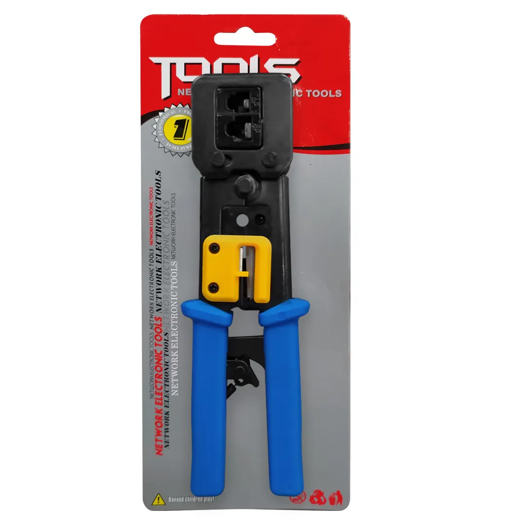 (1517) crimpeadora ponchadora rj45 rj11 rj12 3 en 1 profesional hole tools