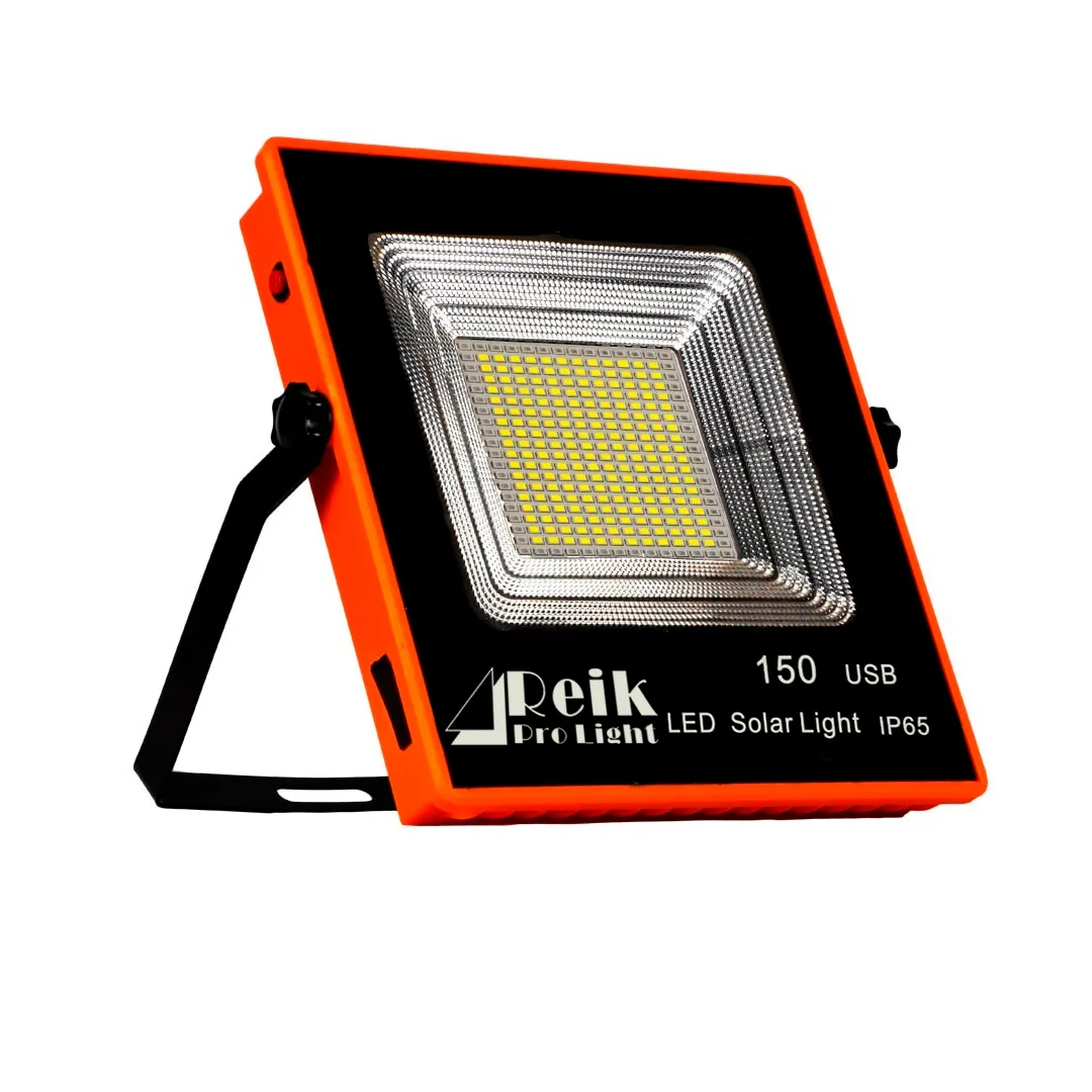 (793) Reflector portátil  led con panel solar 150W