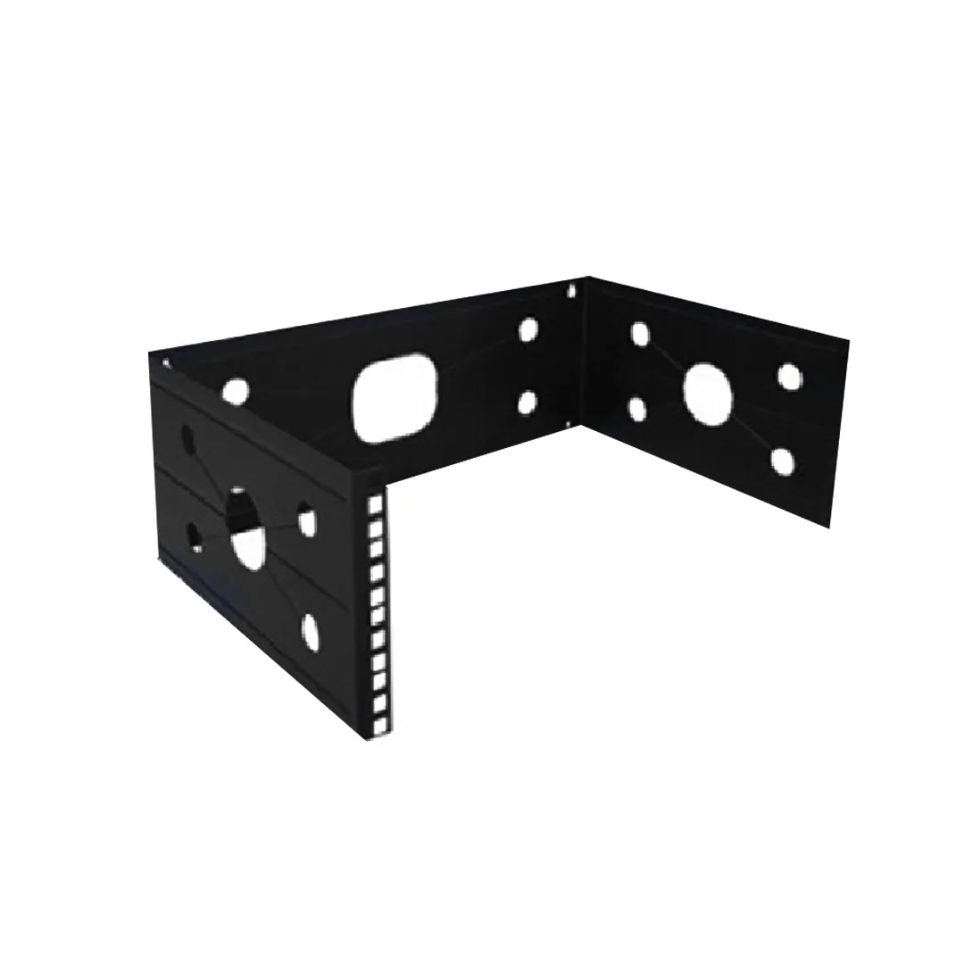 (121) Rack metalico abierto de pared 6U