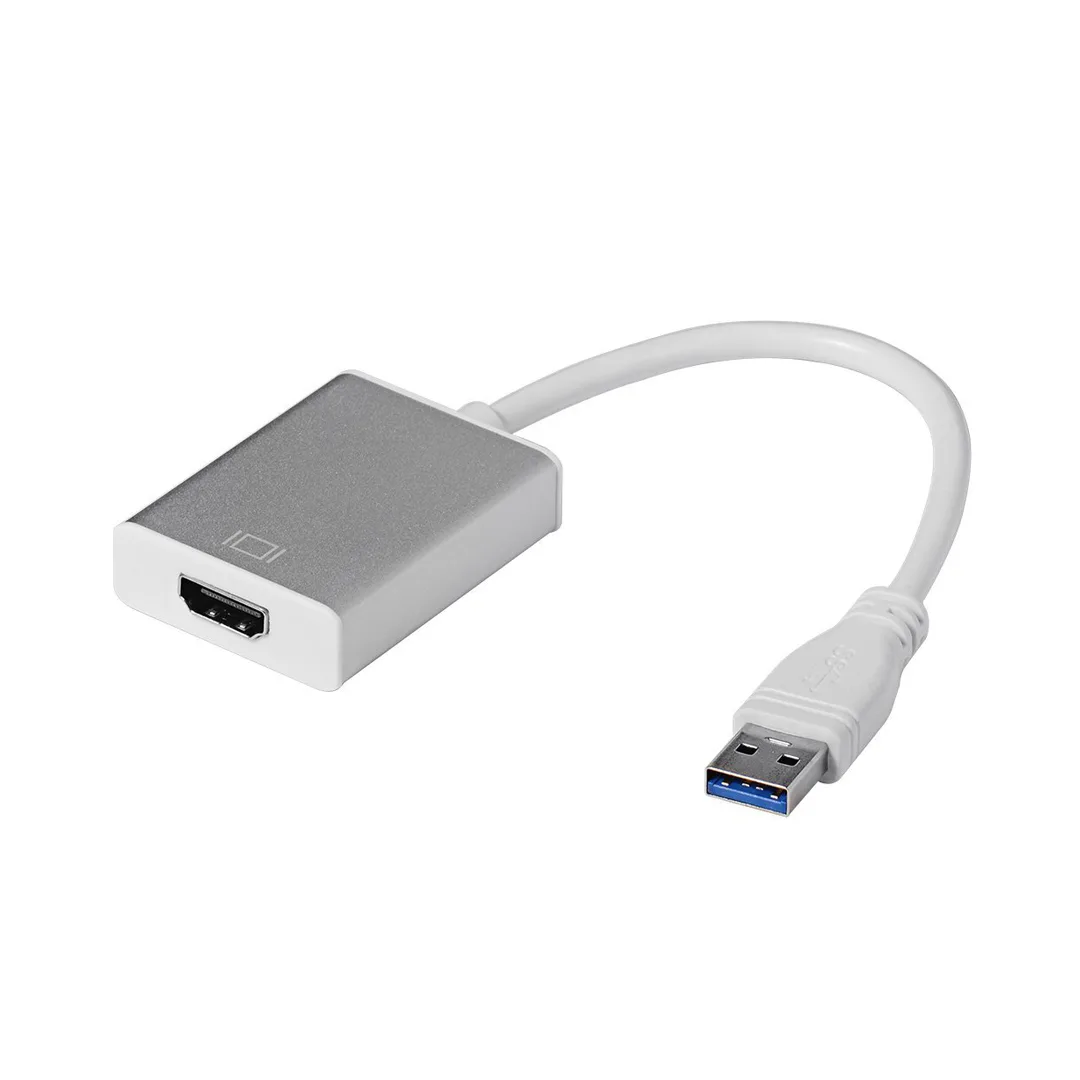 (506) Convertidor cable usb 3.0 a hdmi(macho a hembra)