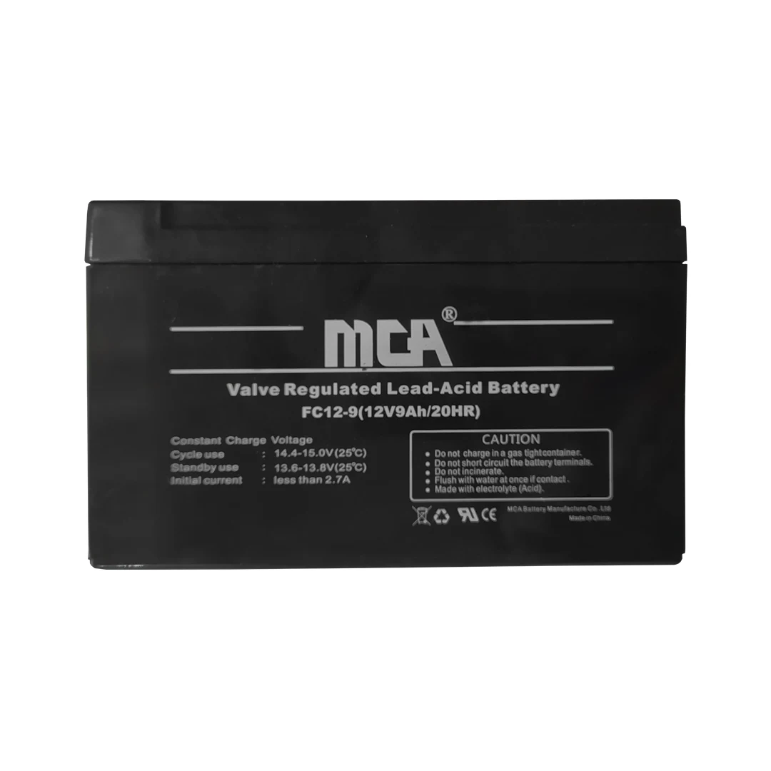 (605) Bateria 12v 9 amp MCA, para ups, cerca electricas