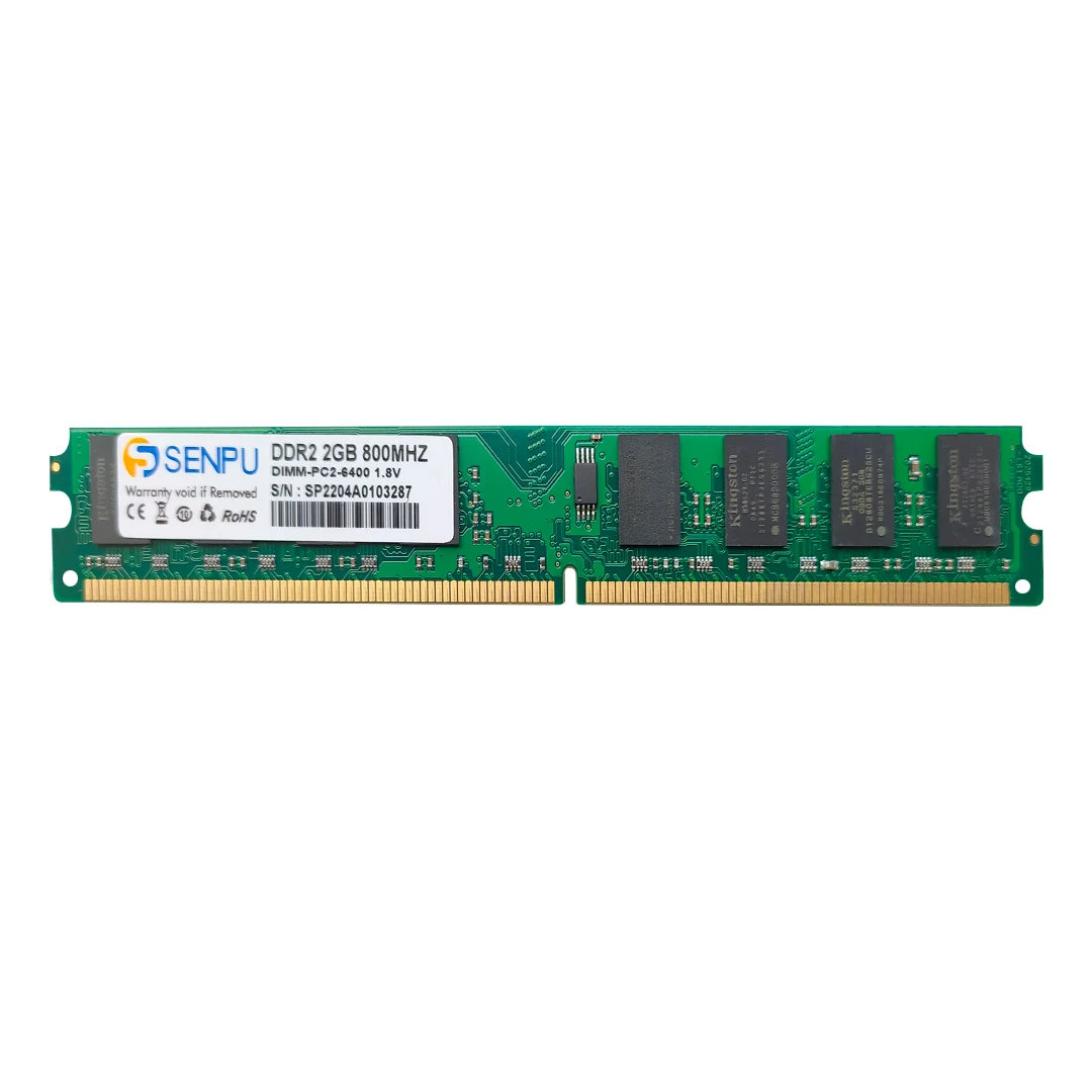 (1408) Memoria ram para Pc 2GB  DDR2 6400 800MHZ SENPU