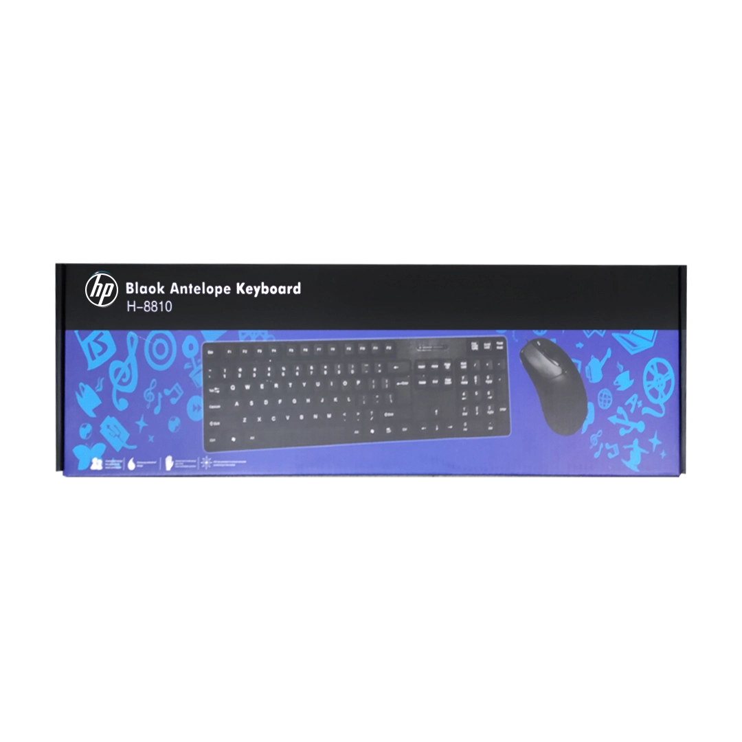 (726) kit teclado mouse  usb HP