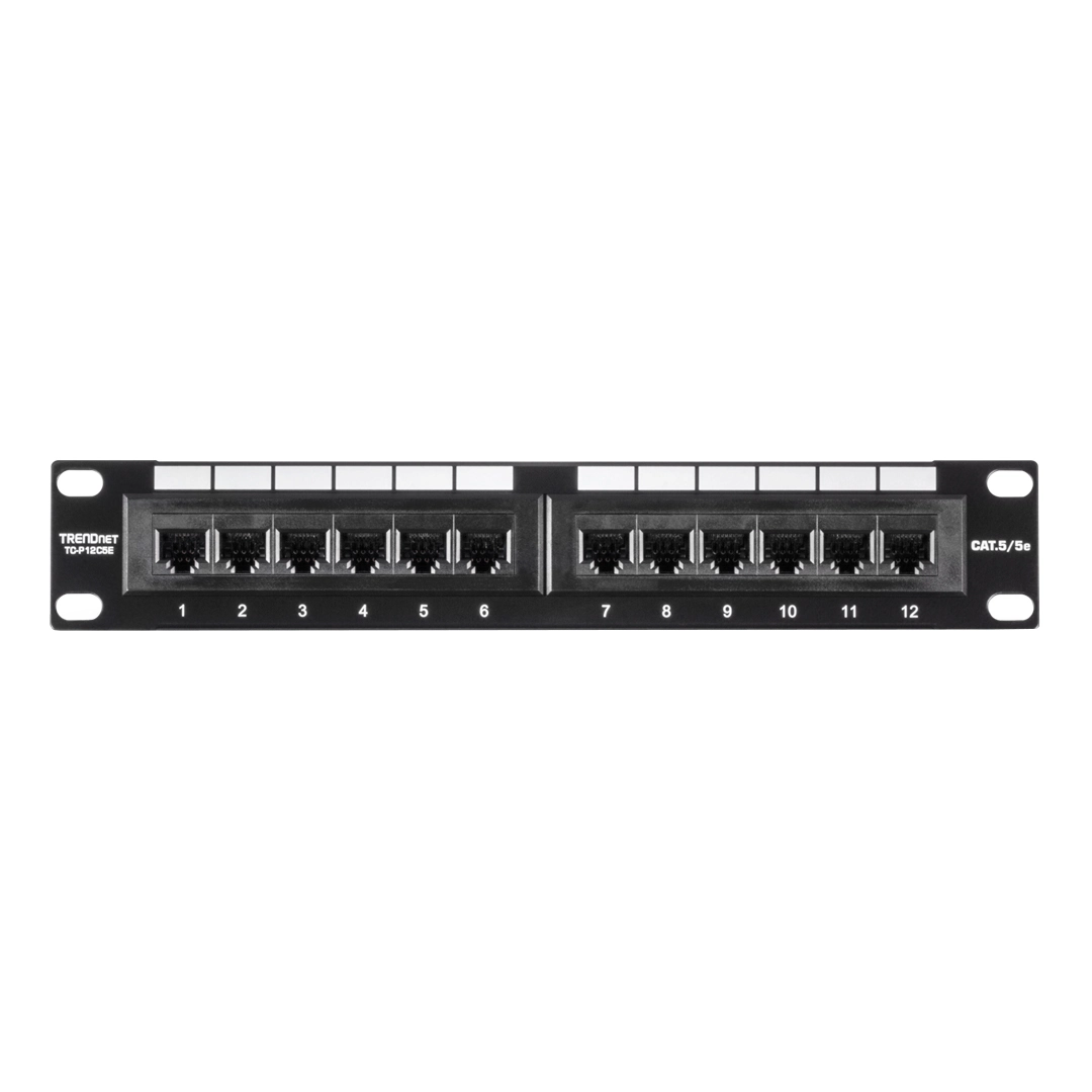 (194) Patch Panel Para Rack 12 Puertos Cat5 10 Pulgadas