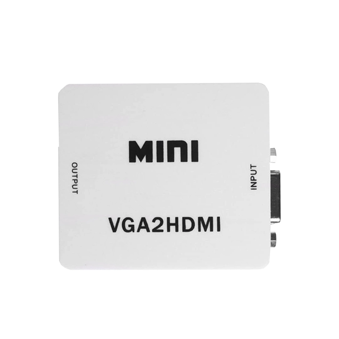 (52) Convertidor vga a hdmi full hd 1080p vga2hdmi cajita azul