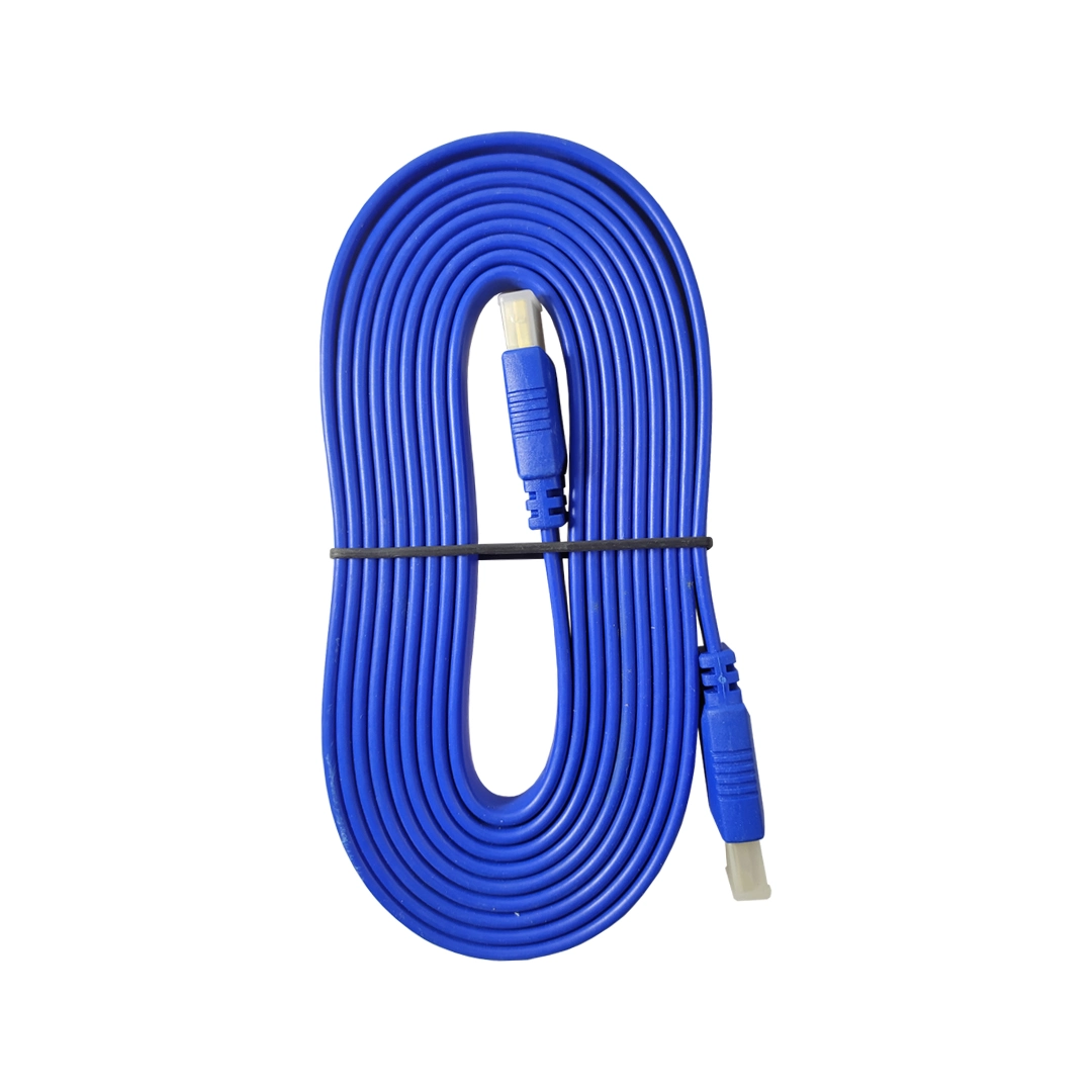 (754) Cable hdmi plano 3 metros full hd 1080p 3d ps3 4k bluray 1.4v