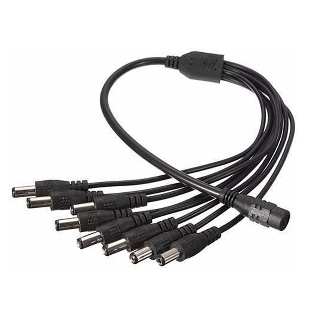 (586) Cable splitter pulpo divisor corriente 1 hembra a 8 machos