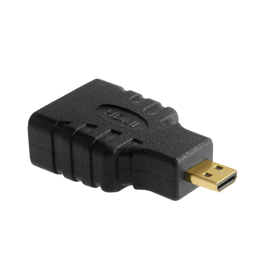 (851) Adaptador Convertidor micro hdmi macho  a hdmi hembra