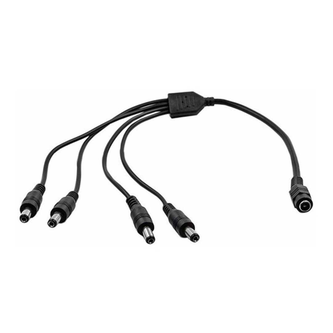 (161) Cable splitter pulpo divisor corriente 1 hembra a 4 machos