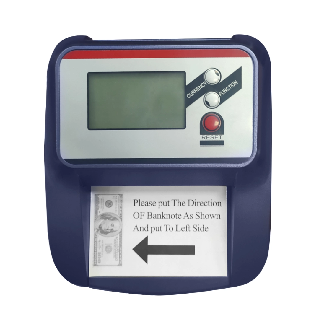 (1631) Detector contador de billetes funciona conectado a la corriente