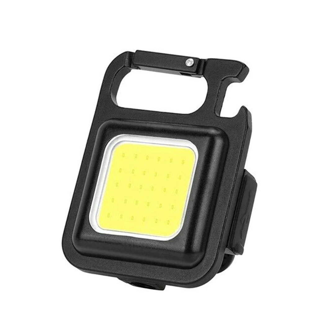 (1805) Linterna tipo llavero 3 pases con imán 6x4.5 cm