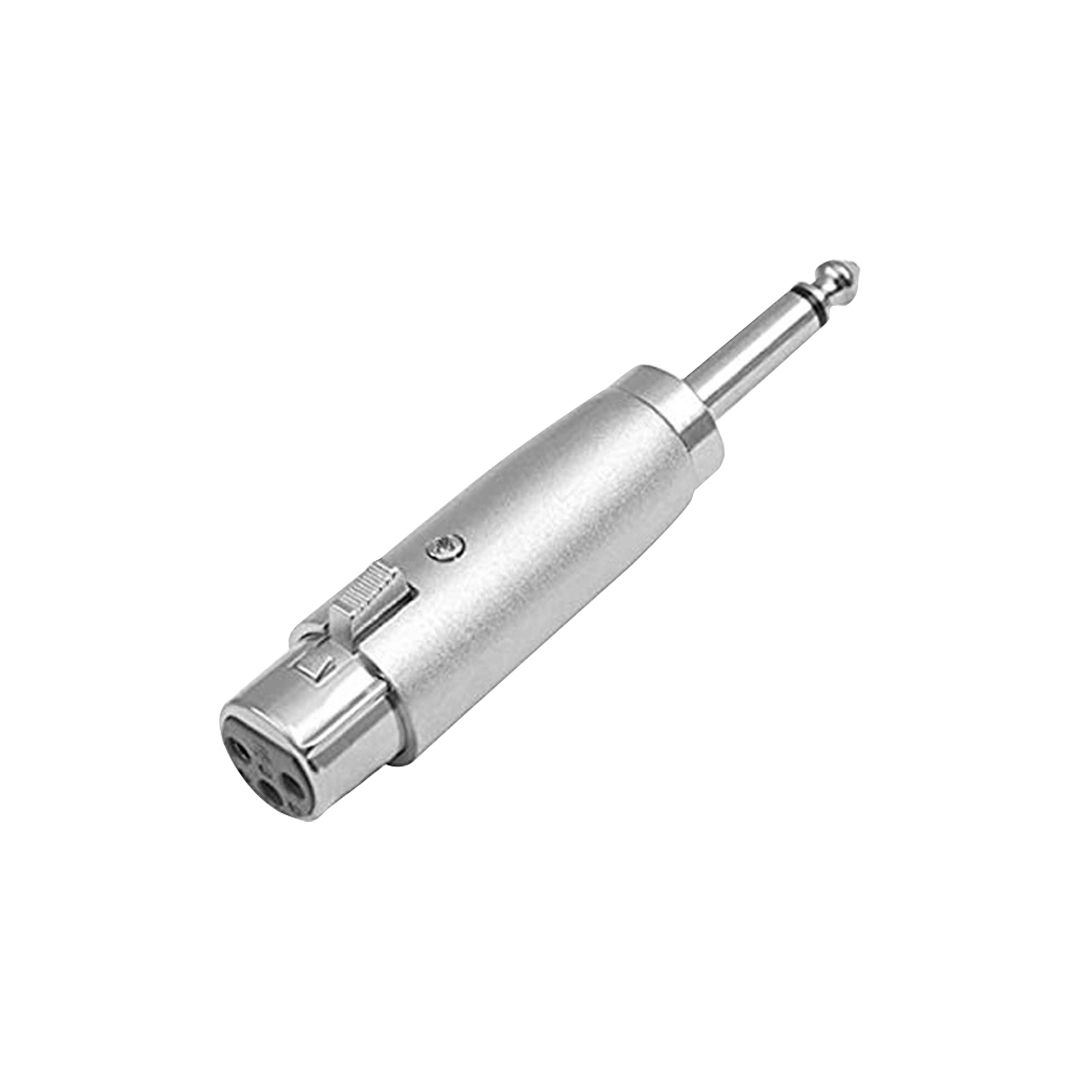 (1848) Adaptador xlr hembra a plug mono 6.3