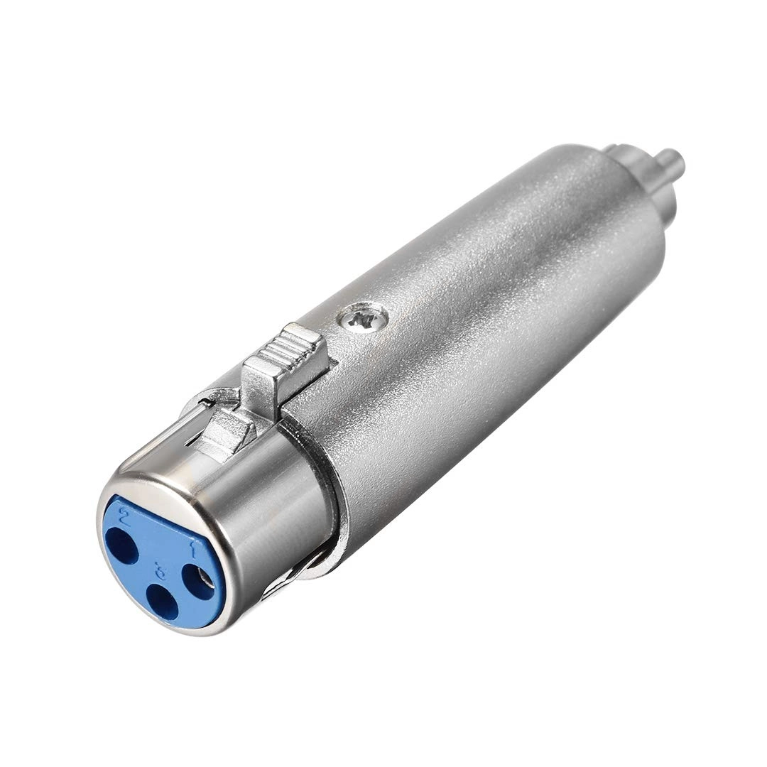 (1850)  Adaptador xlr hembra a rca macho