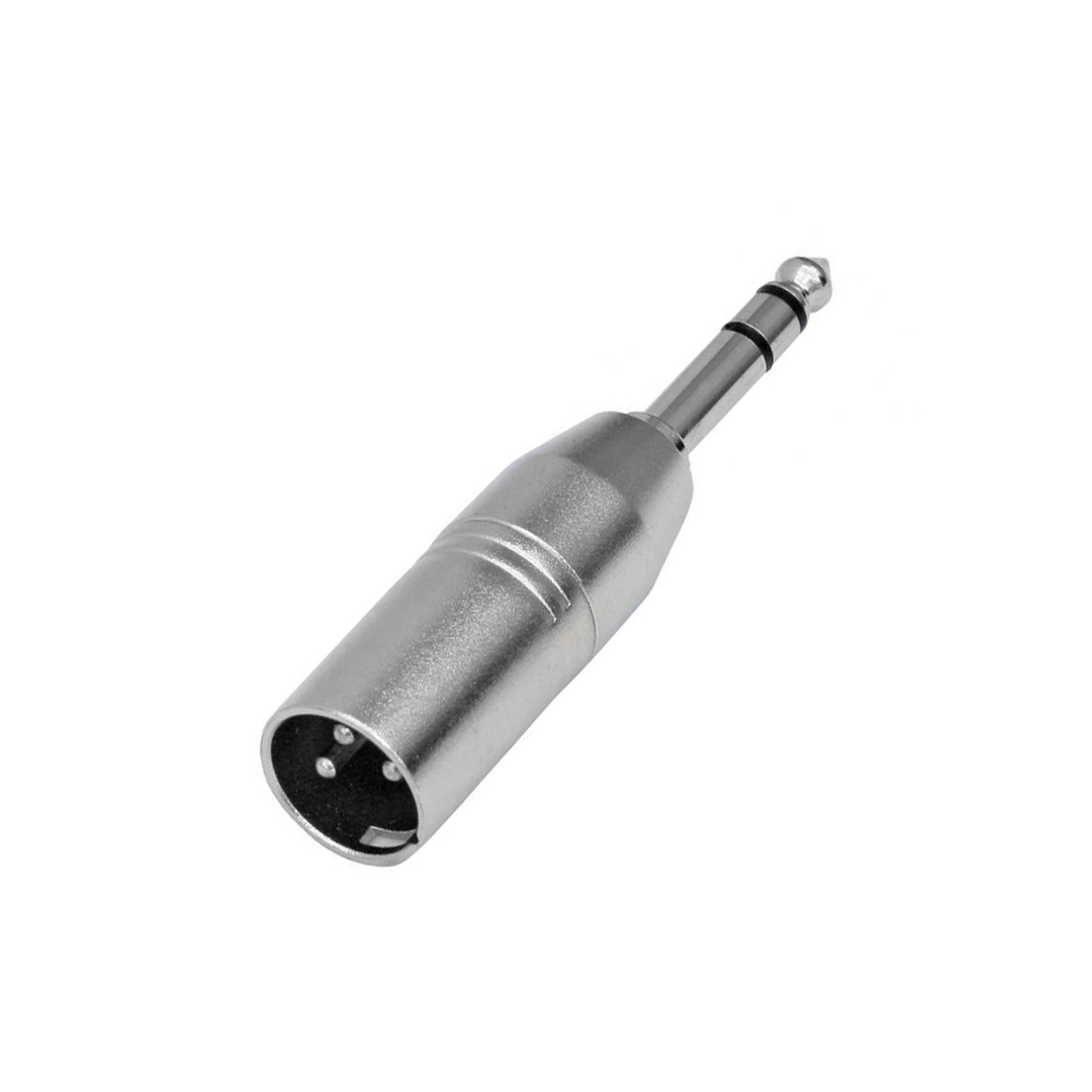 (1851) ADAPTADOR XLR MACHO A PLUG ESTEREO 6.3
