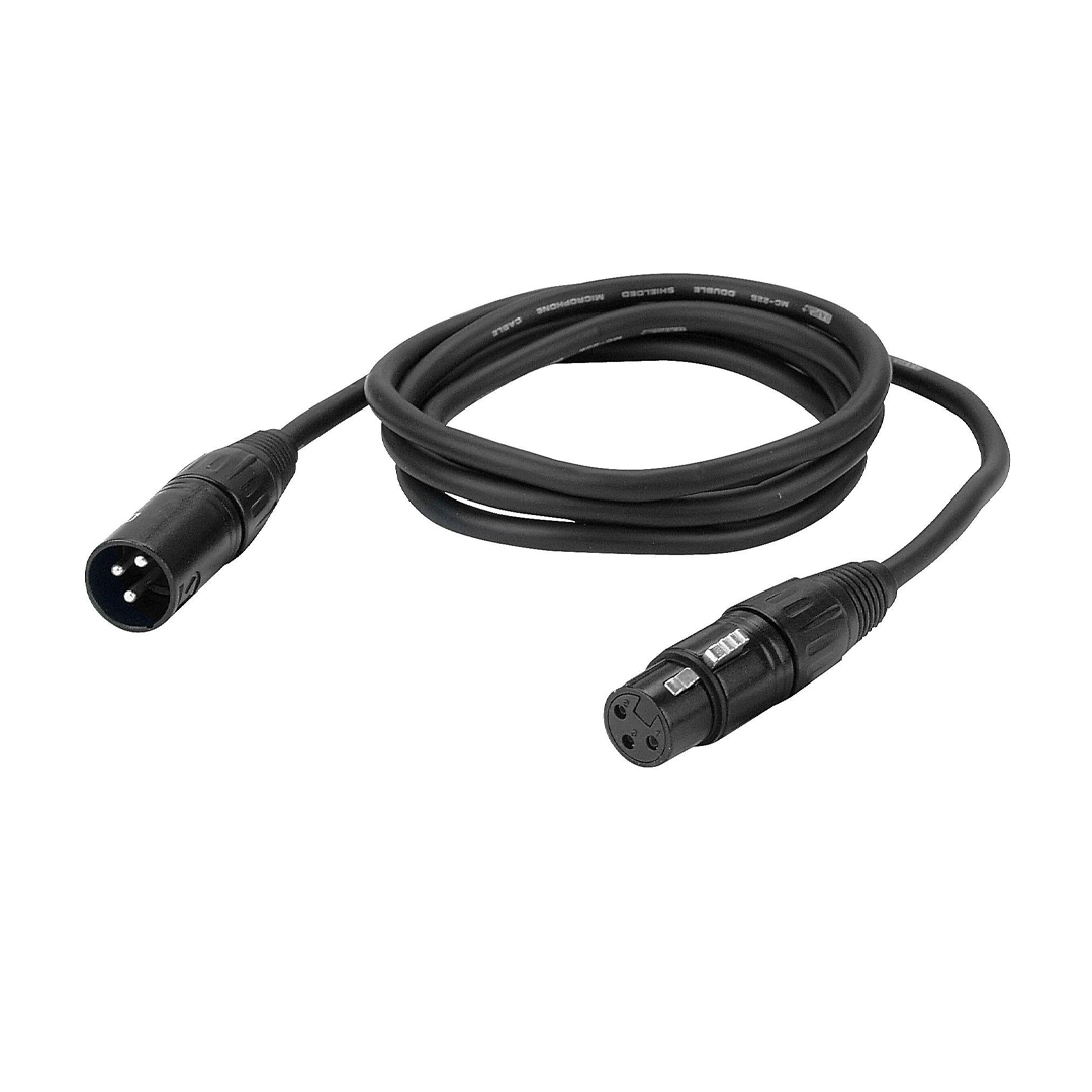 (1947)  Cable de audio canon 1.5 metros  xlr macho a hembra 3 pines