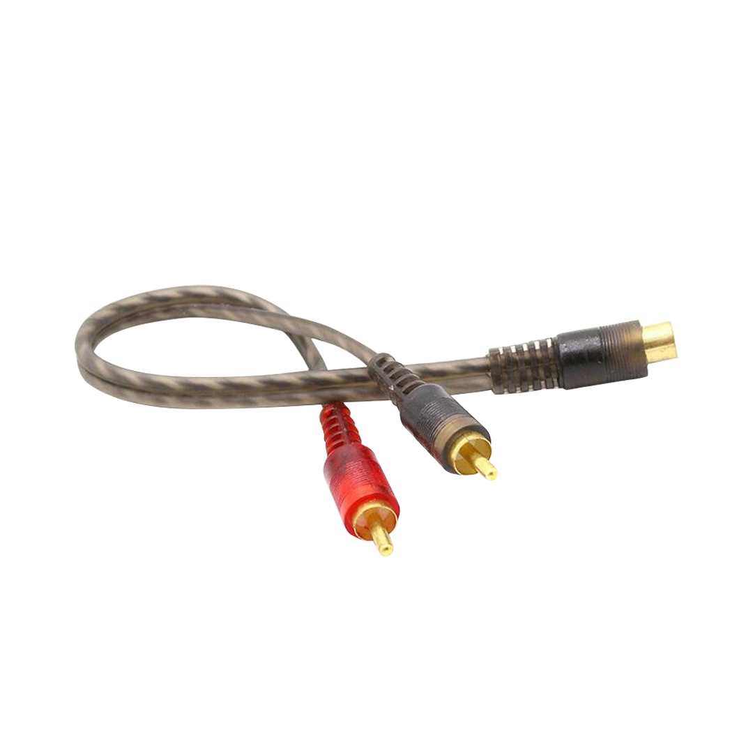 (1957) CABLE DE AUDIO Y 1 ENTRADA HEMBRA A 2 SALIDAS MACHO ALTA CALIDAD STAR AUDIO