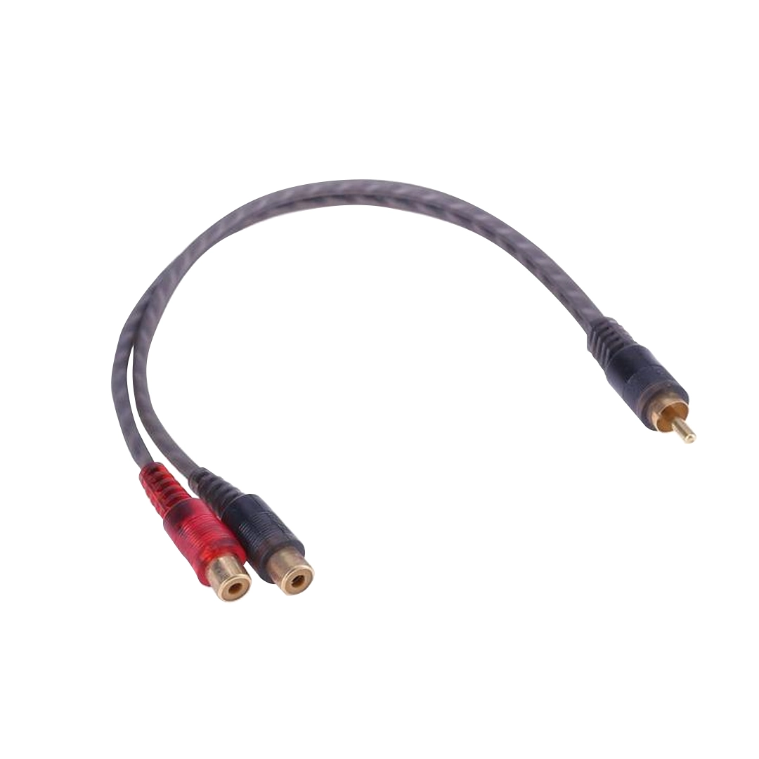 (1959) CABLE DE AUDIO Y 1 ENTRADA MACHO A 2 SALIDAS HEMBRA