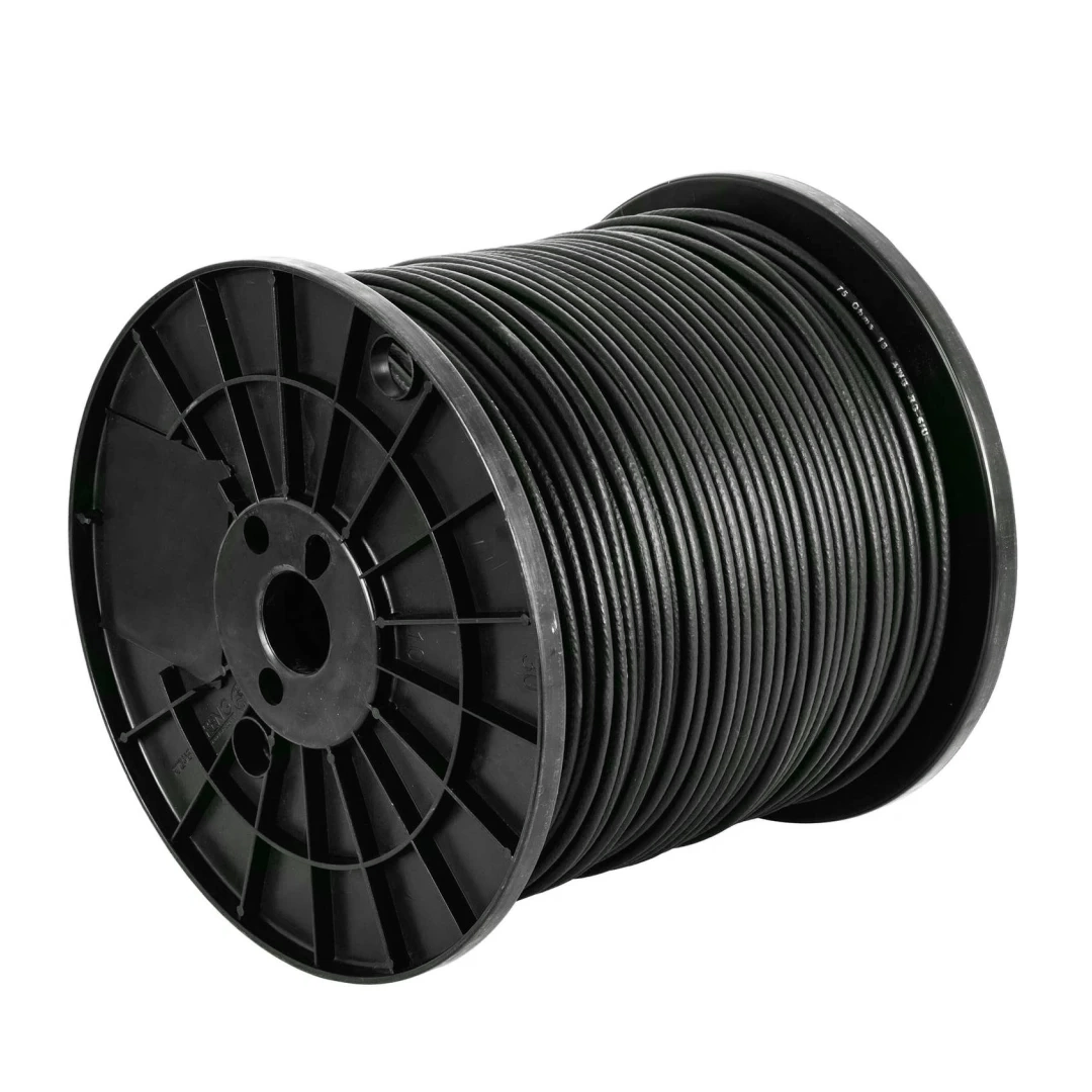 (1967) Cable de microfono por rollo 100mts negro profesional estereo 3 pines