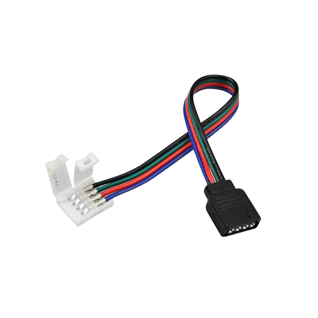(2034) CONECTOR PARA CORRIENTE CINTA LED 12V SIN SOLDAR(DOS LADO)
