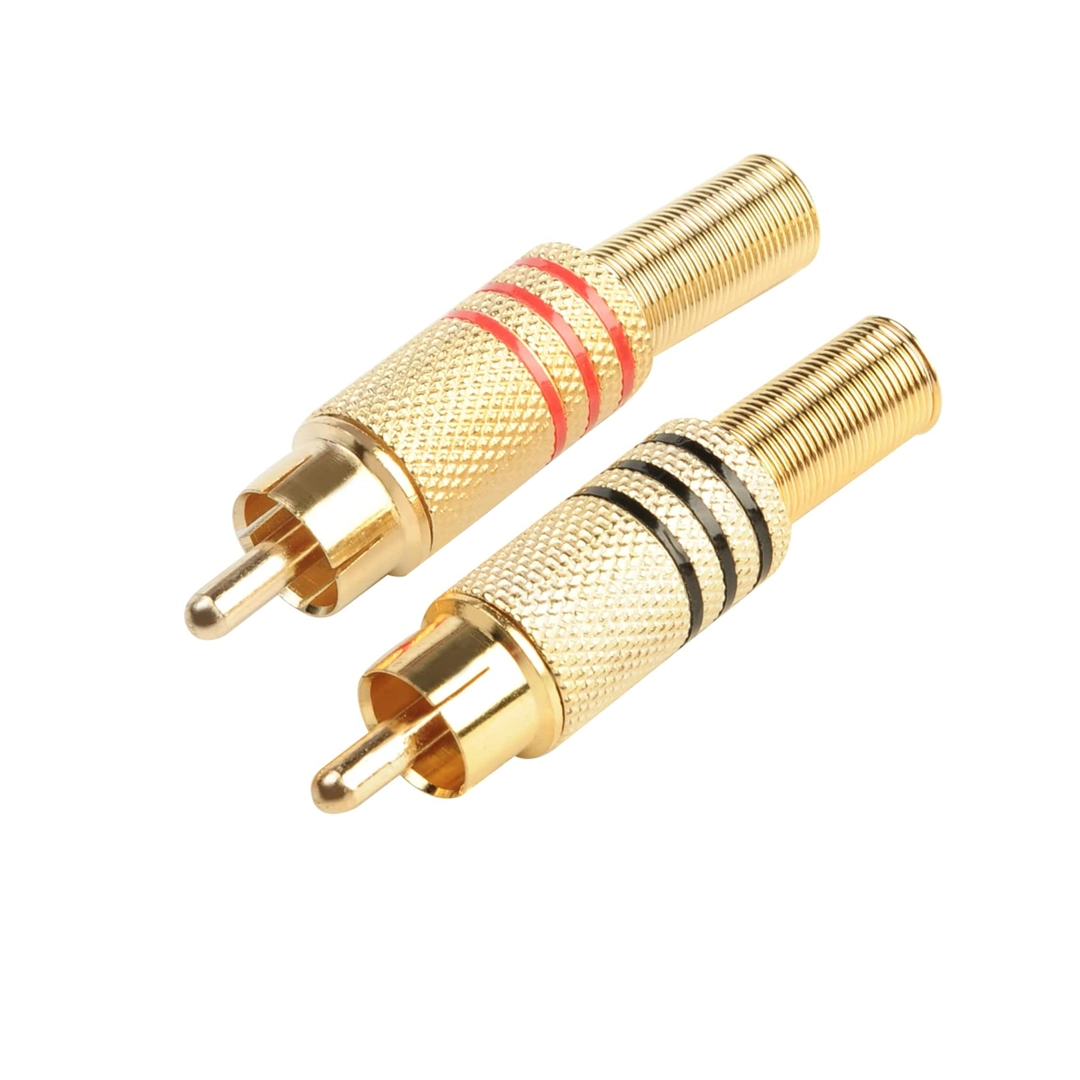 (2050)  Conector rca macho por unidad