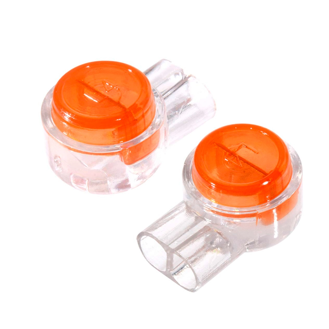 (2058) Conector uy2 naranja cables por paquete 170 unidades