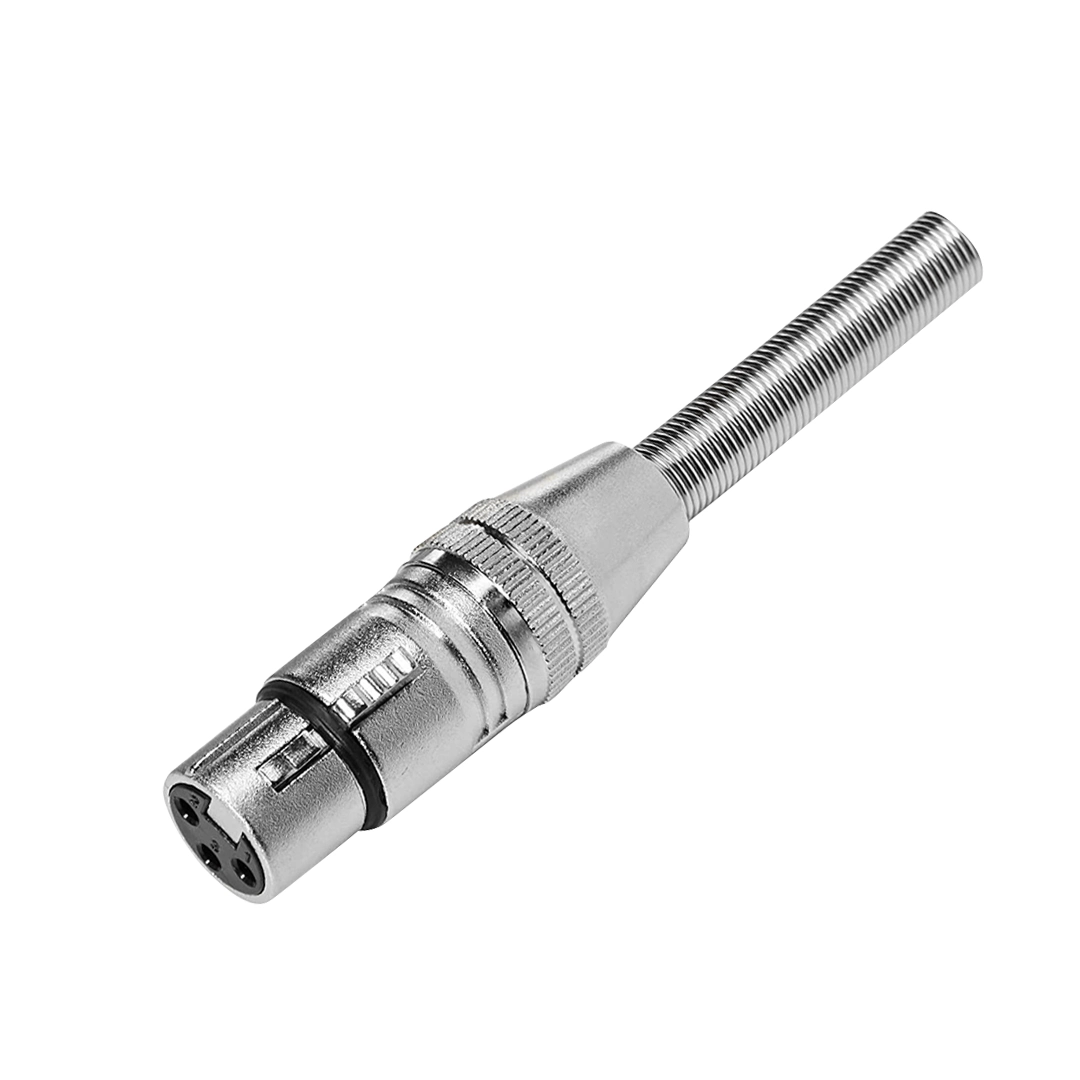 (2060) Conector xlr hembra con cola