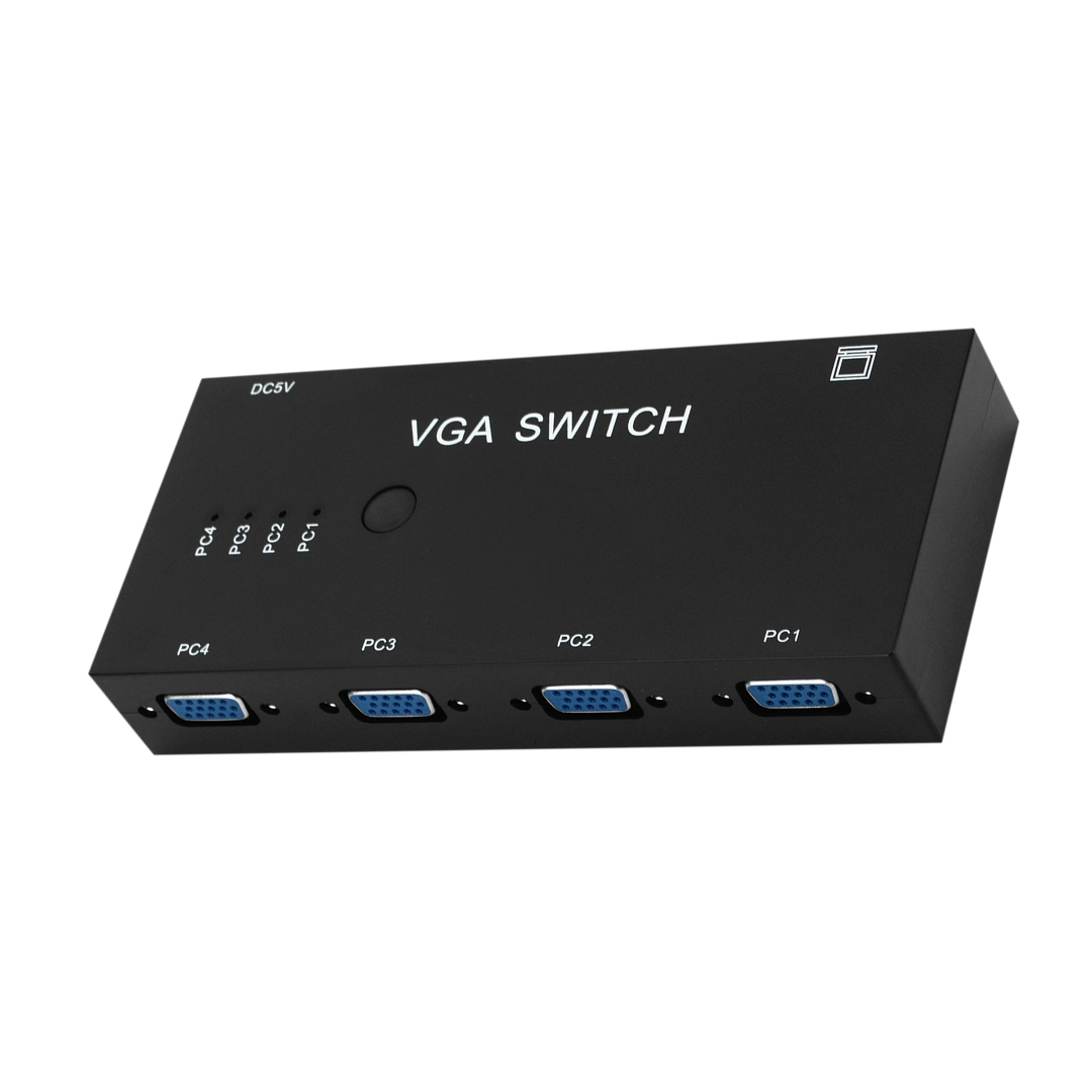 (2162) Switch kvm vga 4 puertos 4 entradas a 1 salida