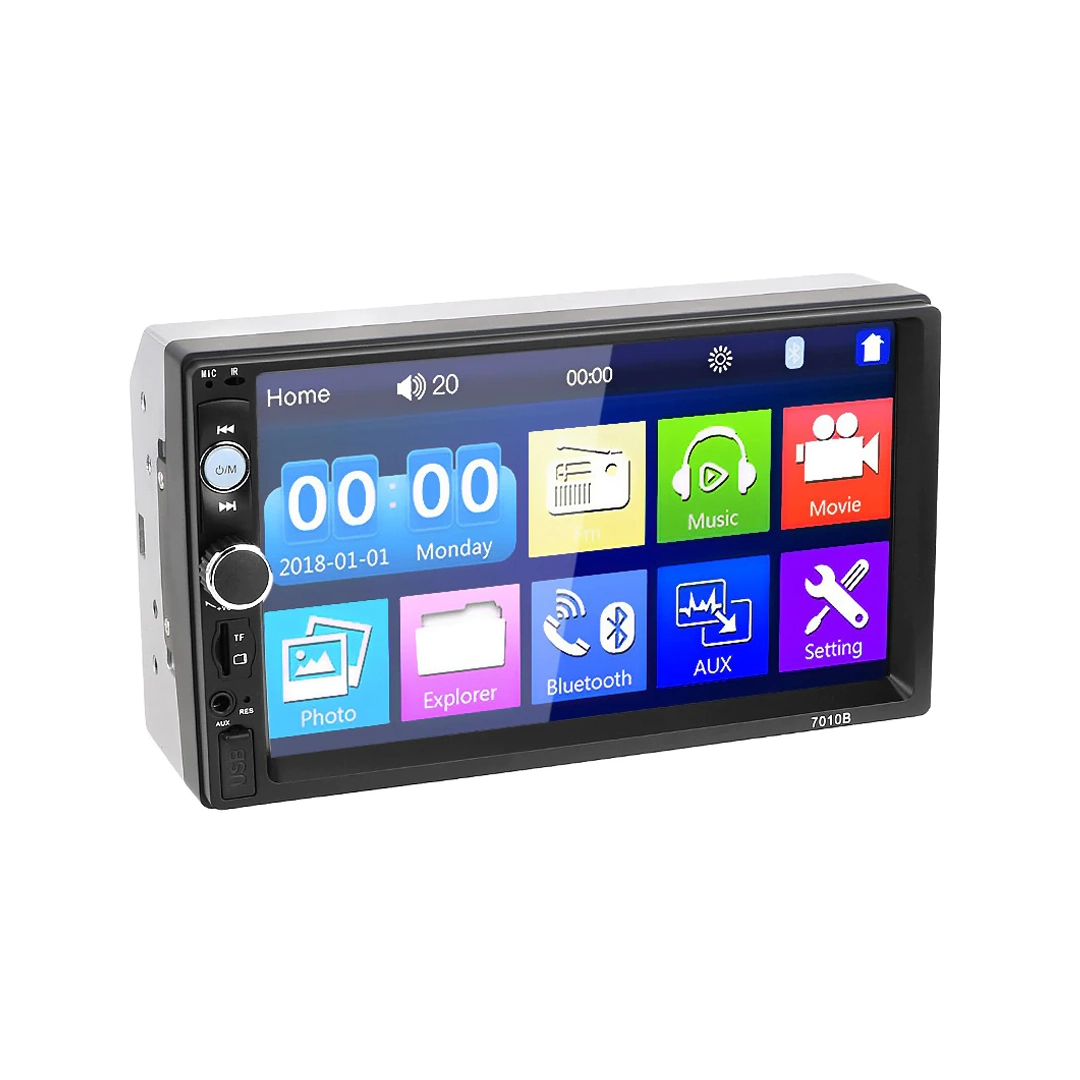 (2192) Reproductor de carro con pantalla usb/fm/sd/bt/aux mp5 modelo x2