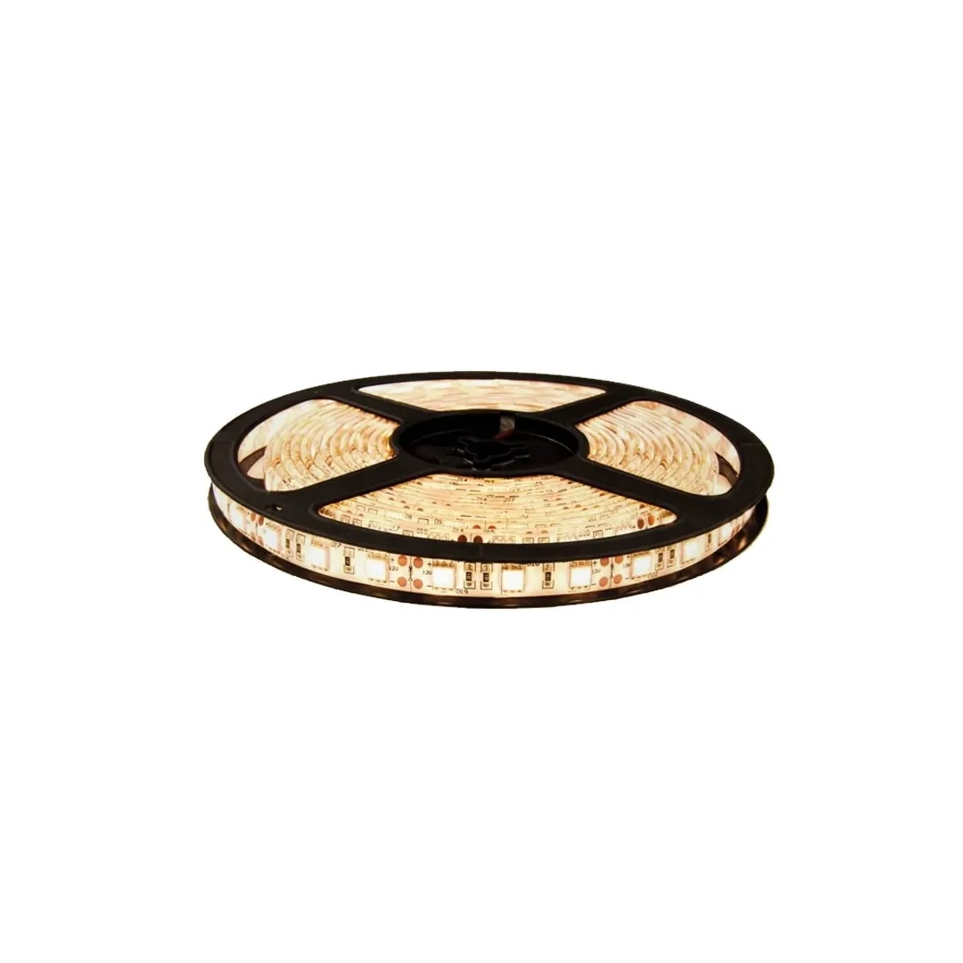 (2294) Cinta led 5050 blanco cálido 12v resistente Sin transformador