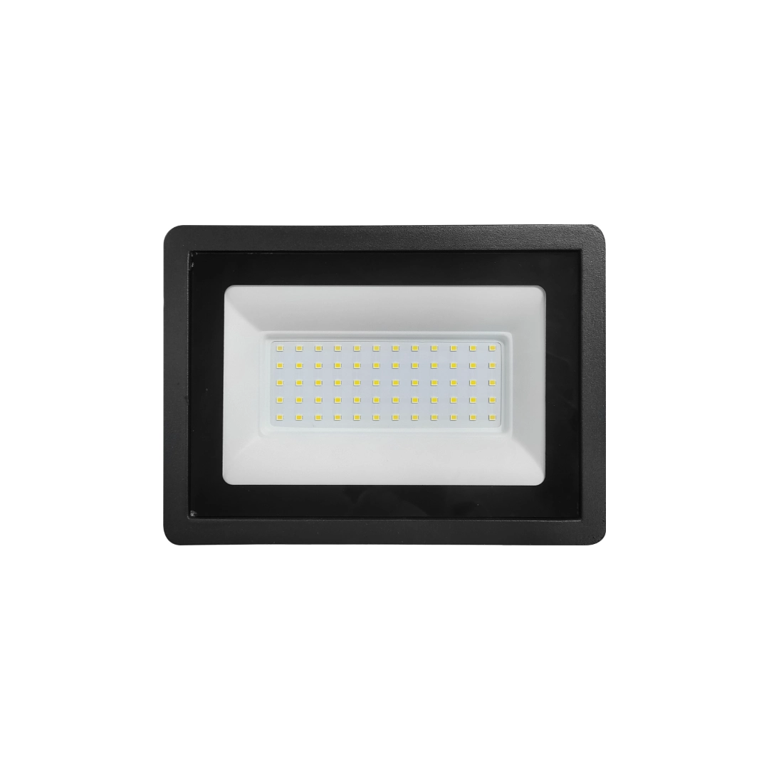 (2338) Reflector negro 50w 110v/220v 20,4cm x 14,5cm