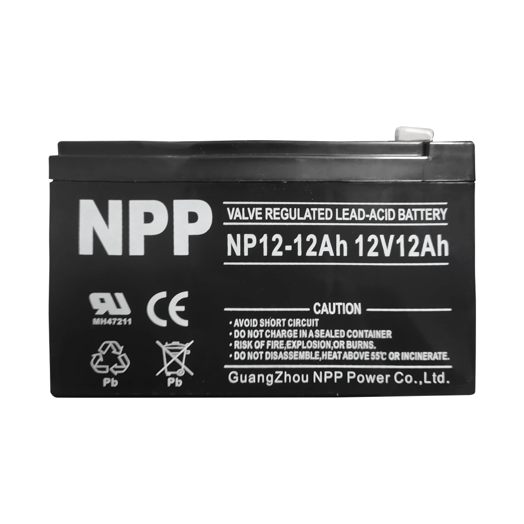 (2408)  Batería NPP 12v 12 ah acido plomo