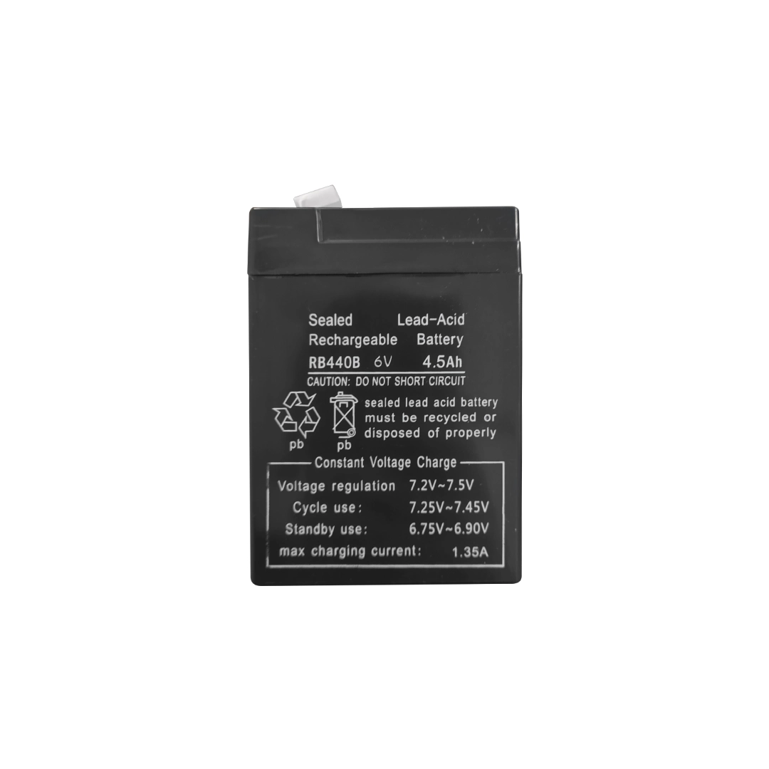 (216) Bateria 6v 4.5ah marca reik 6.8x4.5x10cm