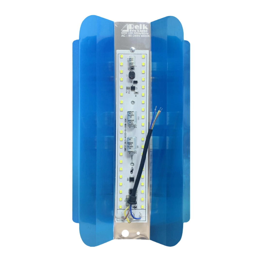 (2436) Reflector aluminio 50W  multivoltaje  reik pro light 85v-256v