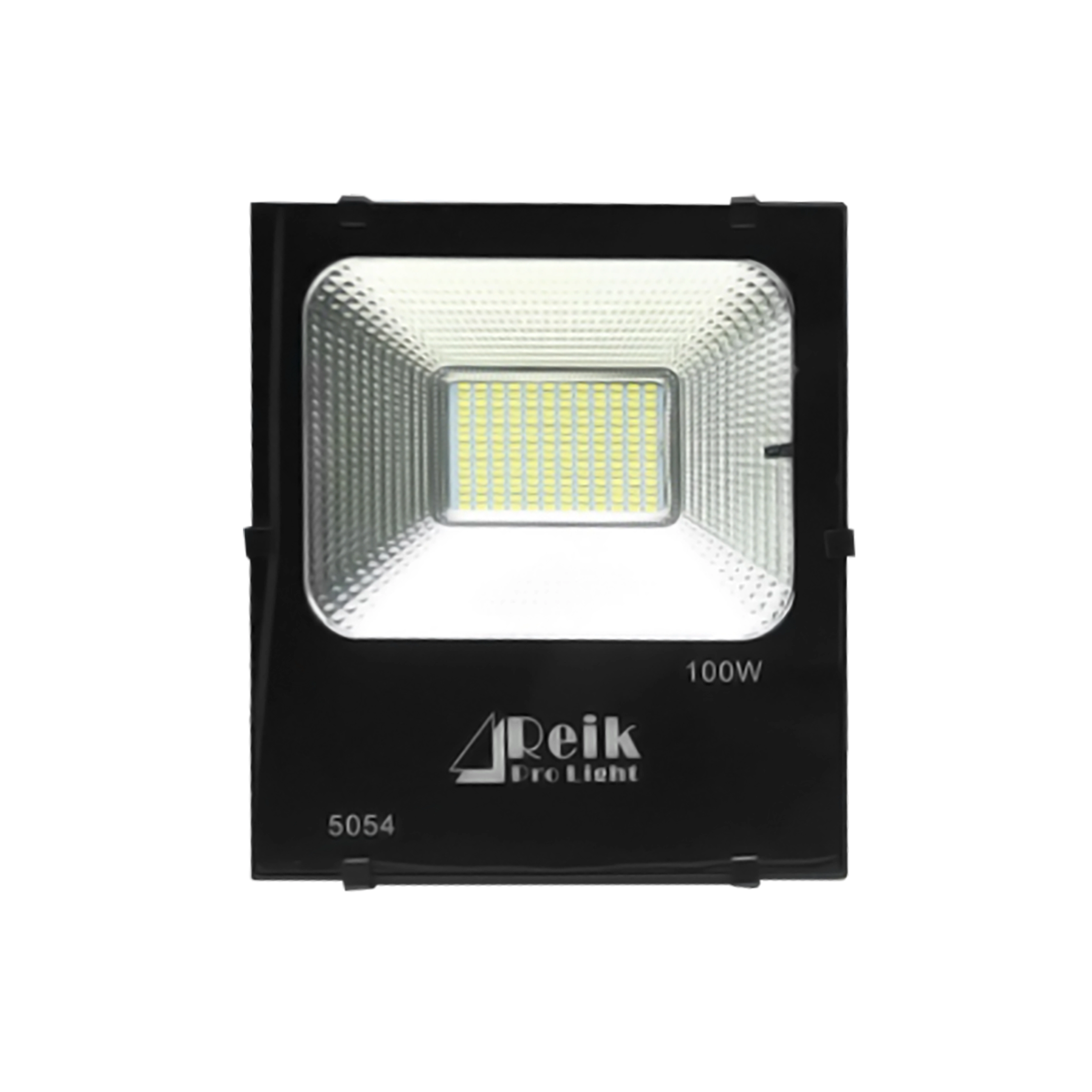 (2509) Reflector led recargable con panel solar 100w Control remoto fotocelula 5054