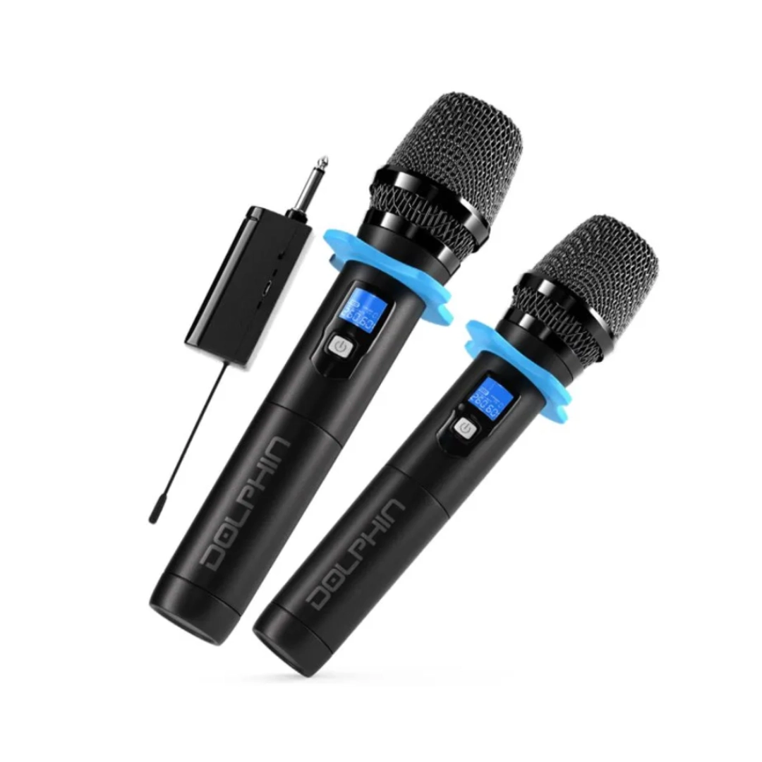 (2517) Micrófono dolphin MCX20 inalambrico doble