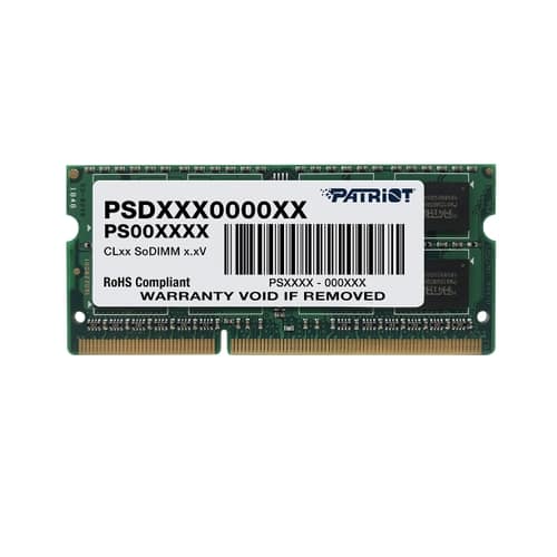 (579) Memoria ram DDR3 4GB Patriot laptop  1600 MHZ