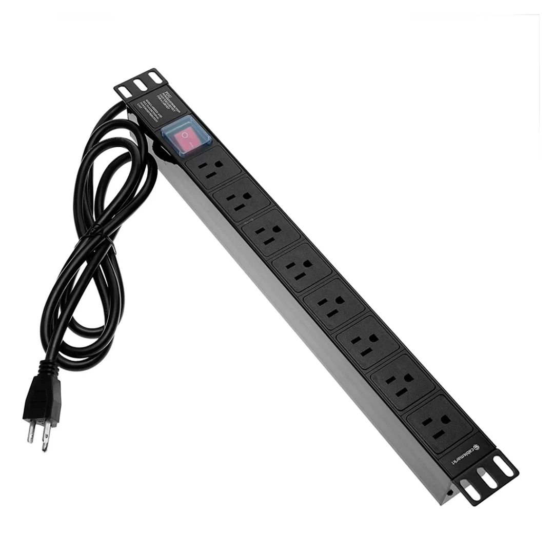 (937) REGLETA PDU PARA RACK 10A 6 TOMAS UNIVERSAL