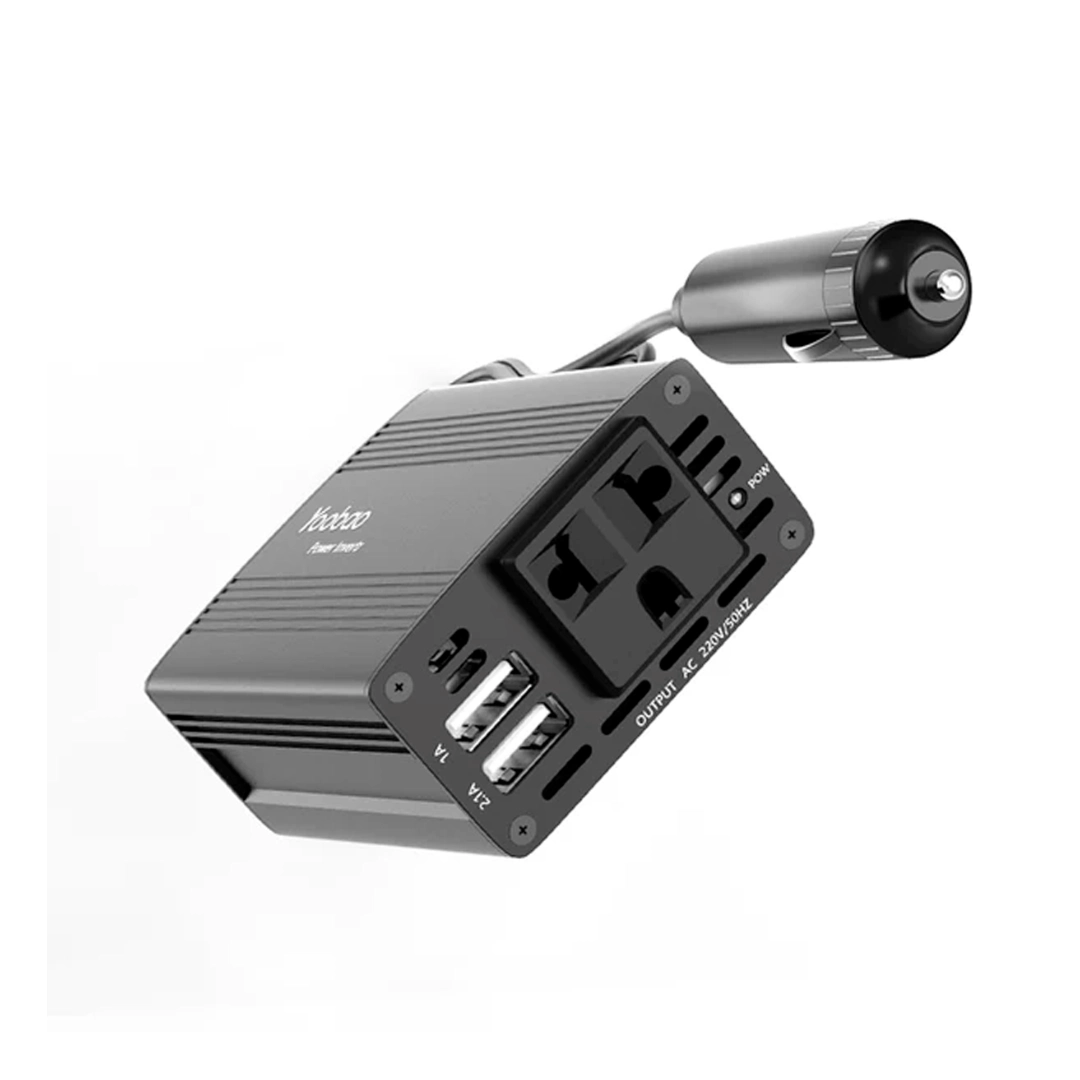 (2671) Inversor para carro 150W 12v  IN/ 220V-5v out