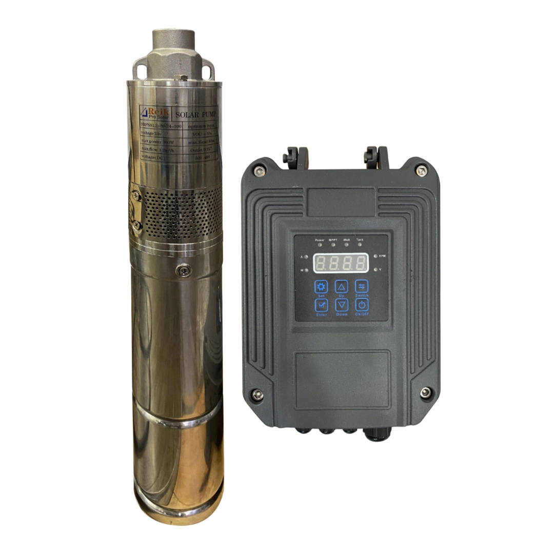 (2733) Bomba sumergible 300w alta calidad sin panel solar