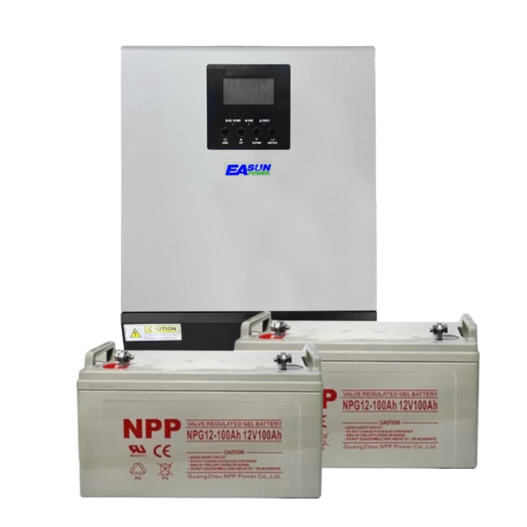 (2742) kit  1kva energía de respaldo baterías para consumo de 4 a 6 amp 110v