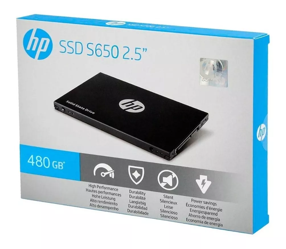(632) Disco solido SSD HP 480 GB sata 2.5 pulgadas