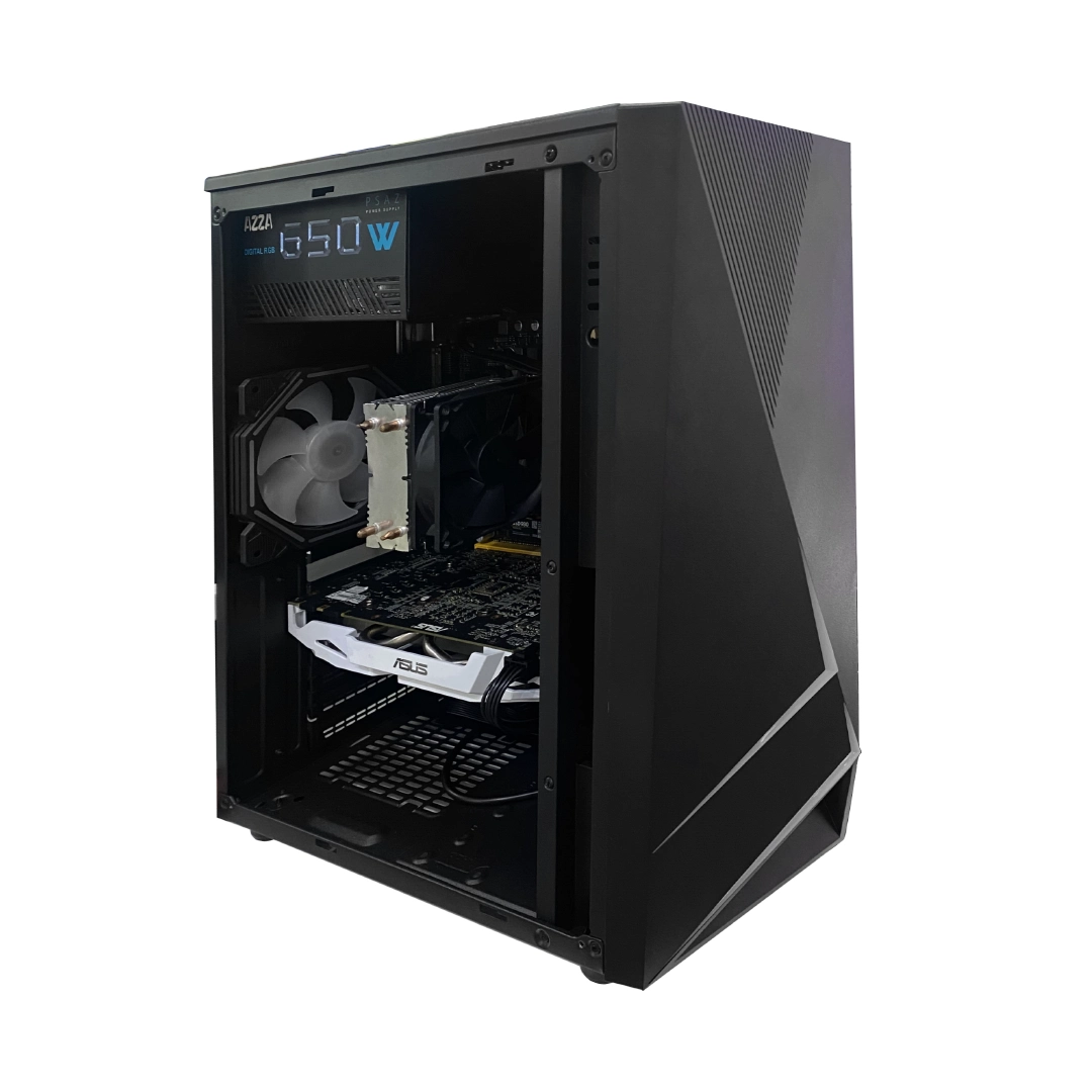 (2751) Cpu gamer Xeon E5 2667V 16Gb de ram  250Gb M.2 Nvme Fuente de poder certificada AZZA 650W Tarjeta de vídeo Rx580 8Gb